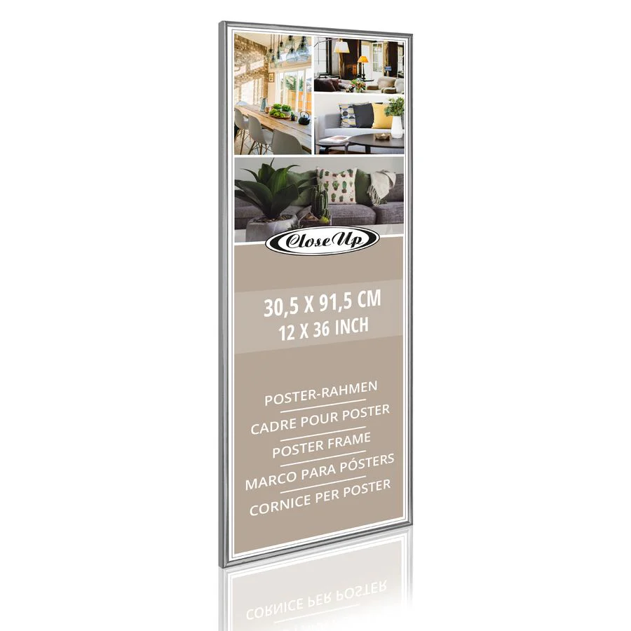 Posterrahmen 30,5 x 91,5 cm silber 4-er Set - Image 9