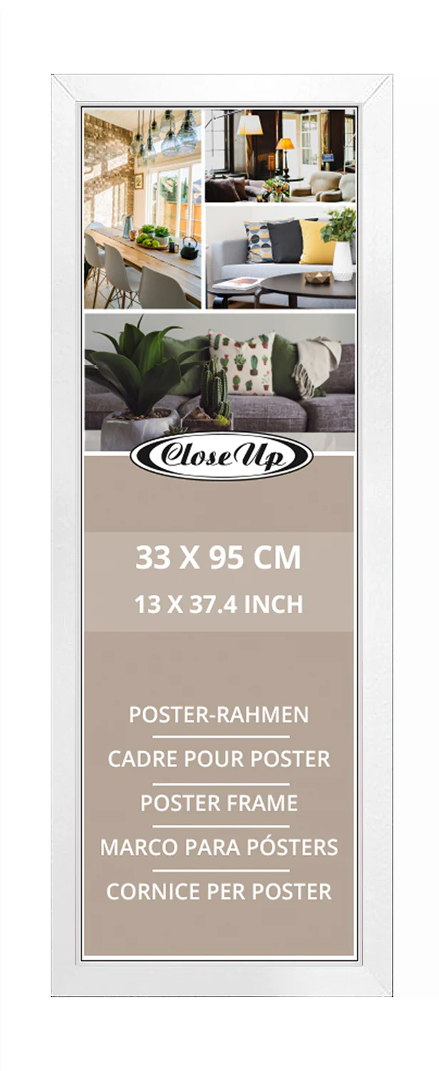 Posterrahmen 33 x 95 cm weiß