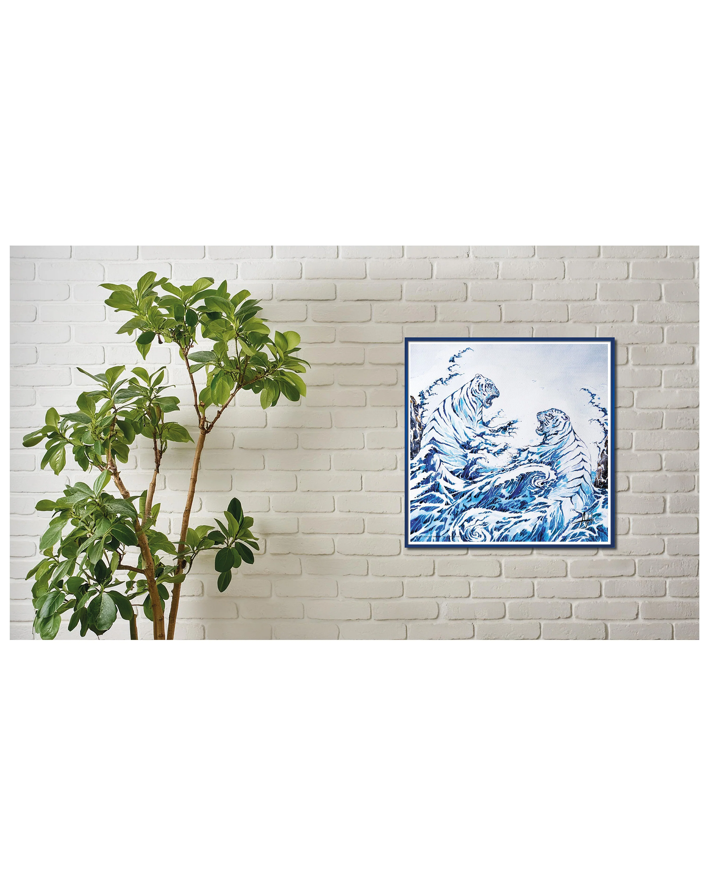 Posterrahmen 40 x 40 cm blau - Image 4
