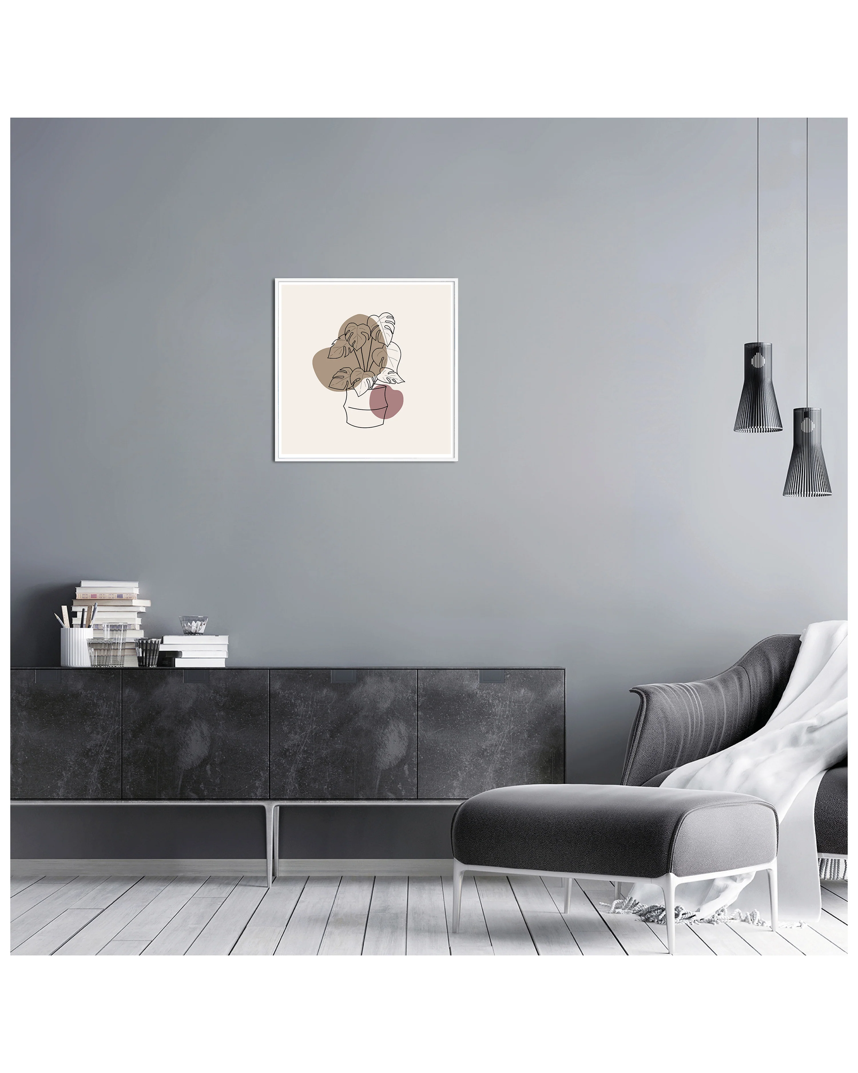 Posterrahmen 40 x 40 cm weiß - Image 4
