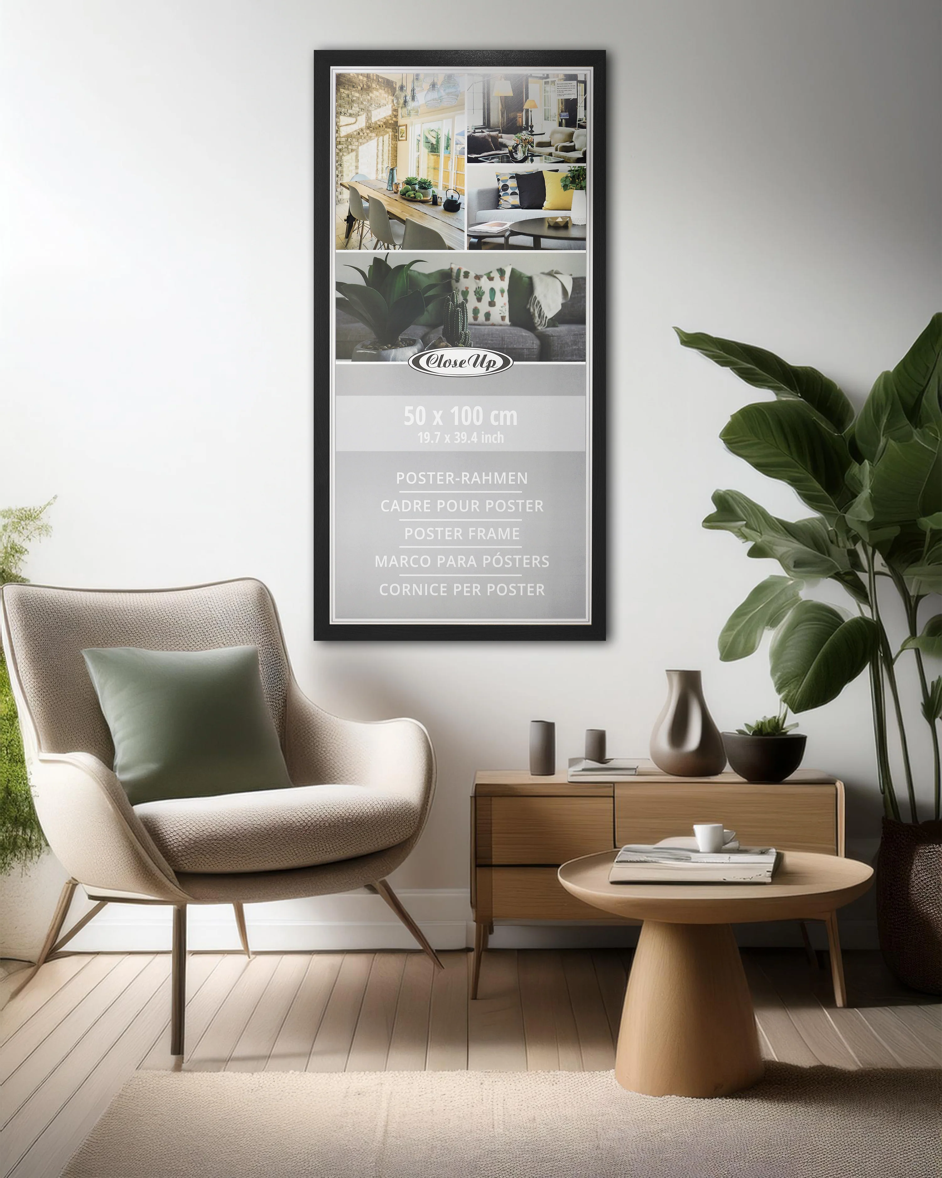 Posterrahmen 50 x 100 cm schwarz - Image 3