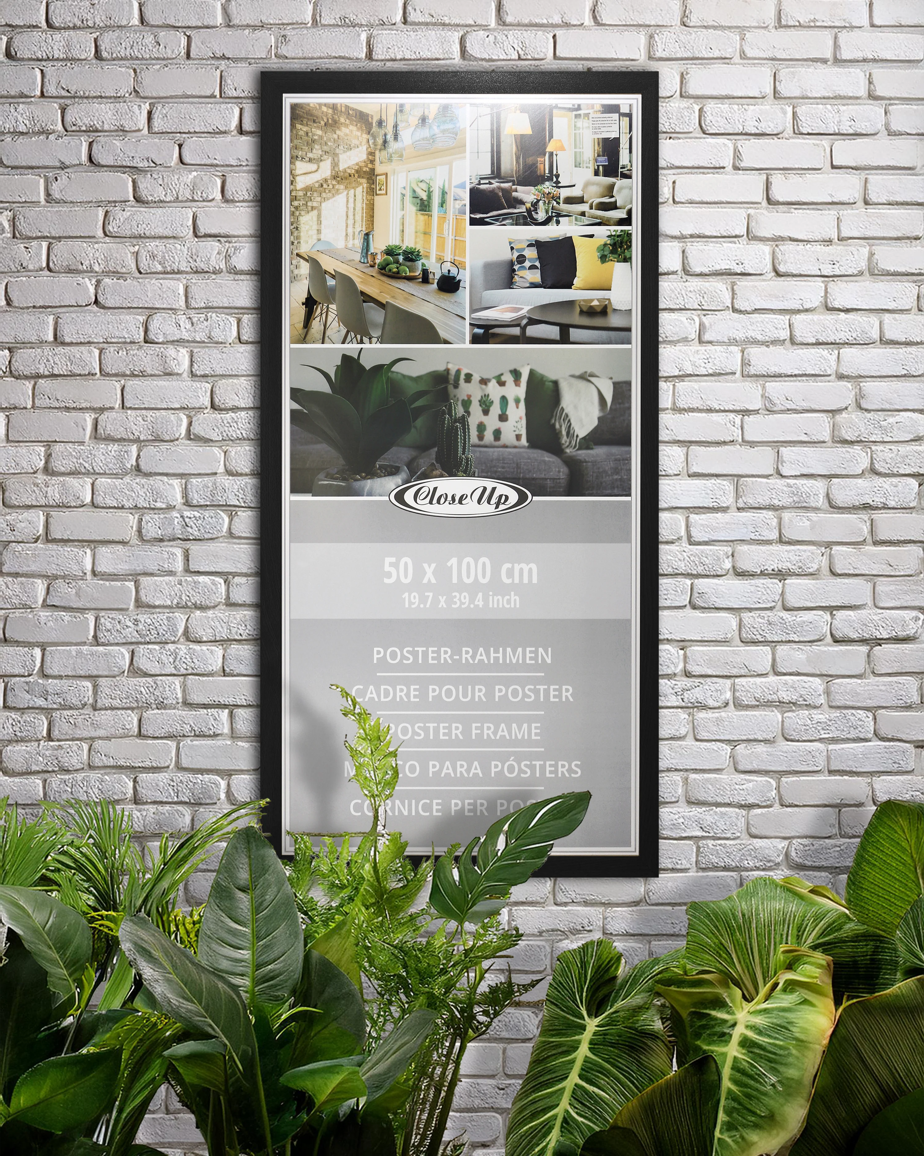 Posterrahmen 50 x 100 cm schwarz - Image 4
