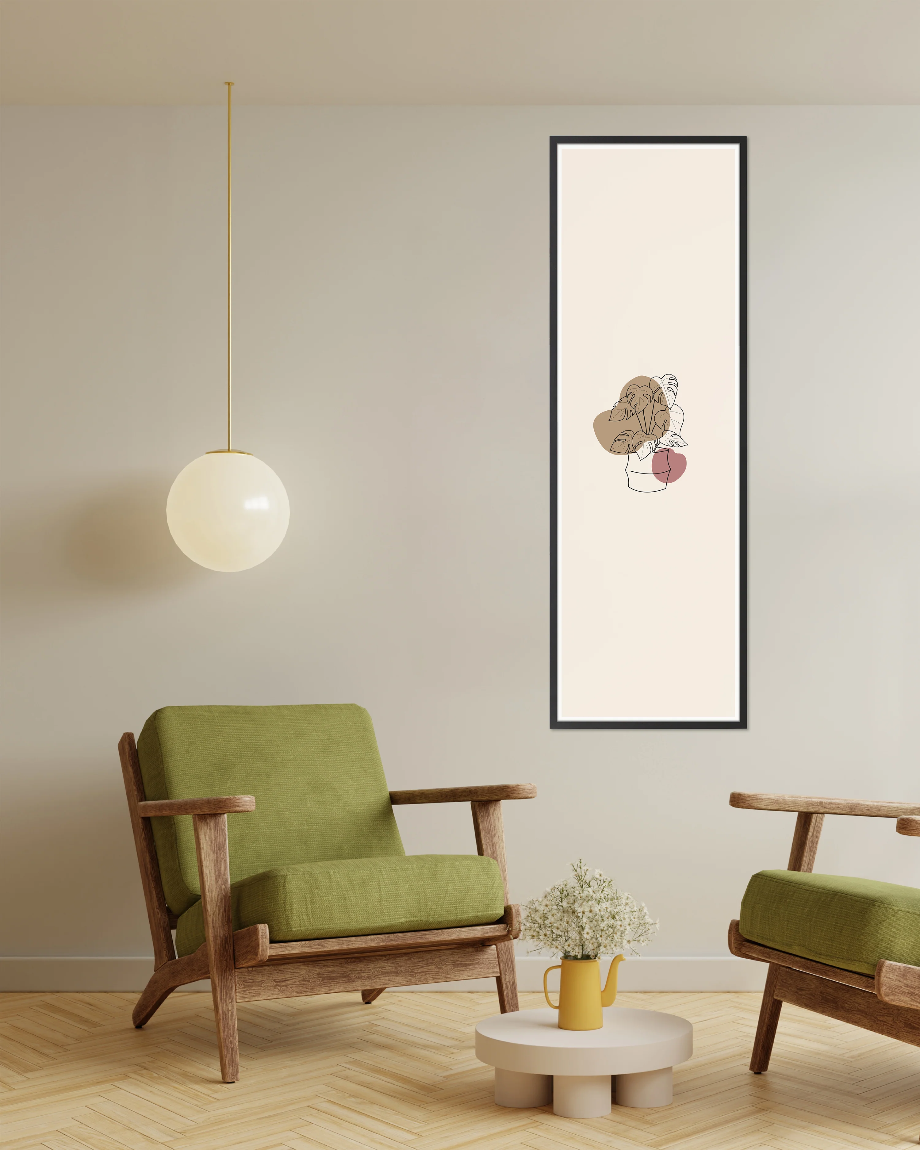 Posterrahmen 50 x 150 cm Holzdekor schwarz - Image 7
