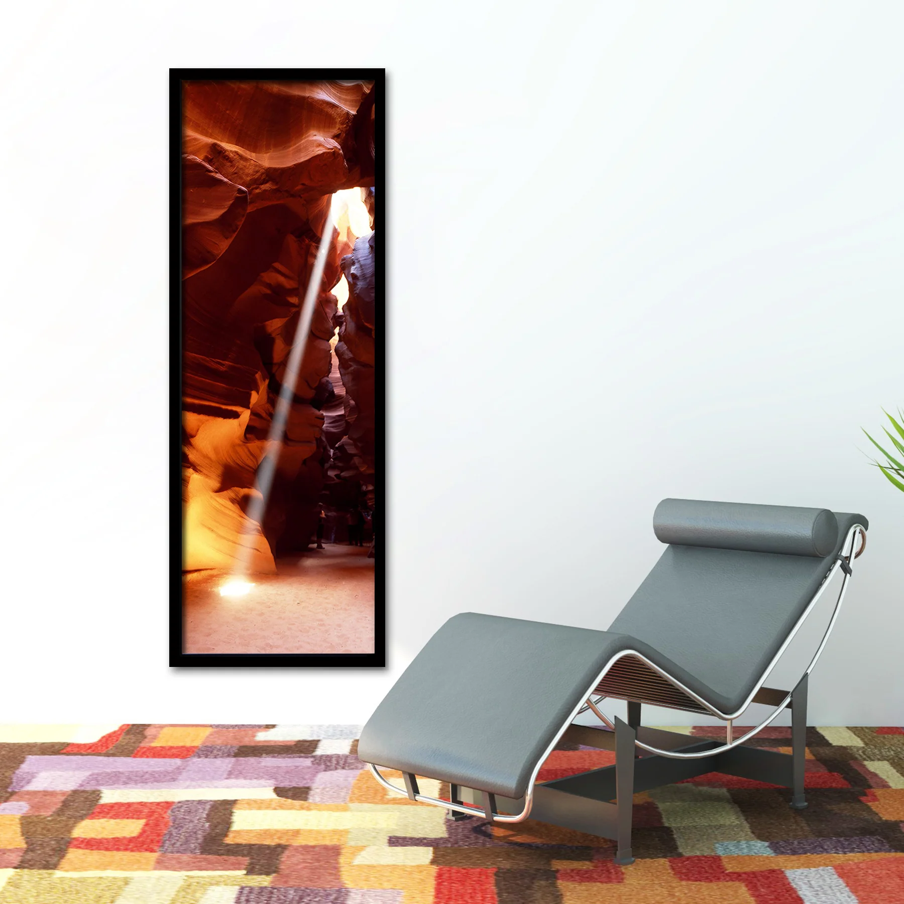 Posterrahmen 53 x 158 cm Holzdekor (MDF) schwarz - Image 3