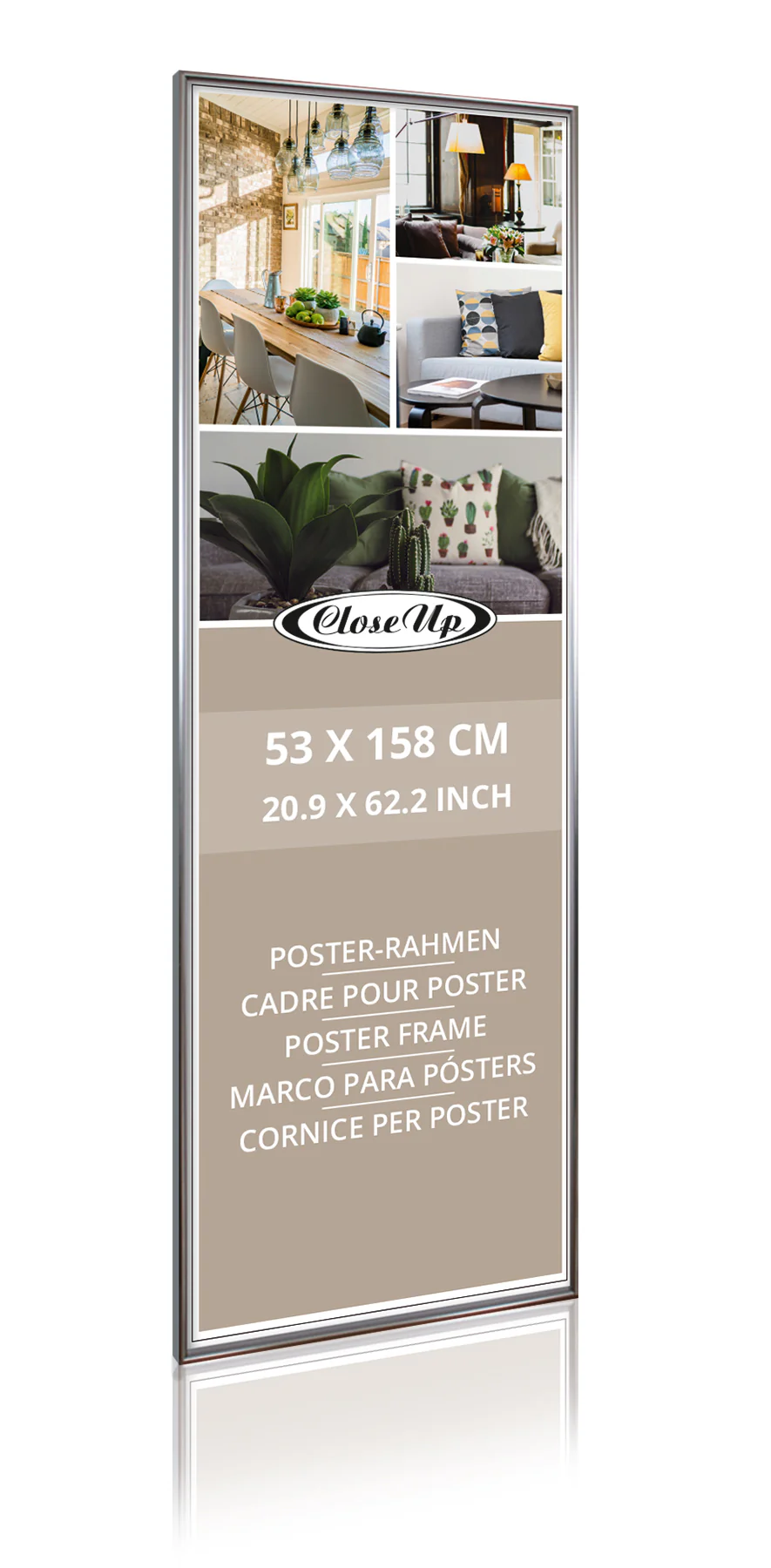 Posterrahmen 53 x 158 cm silber - Image 7