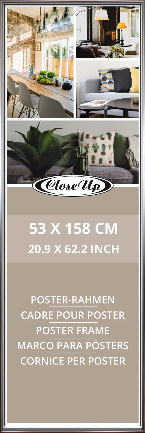 Posterrahmen 53 x 158 cm silber - Image 8