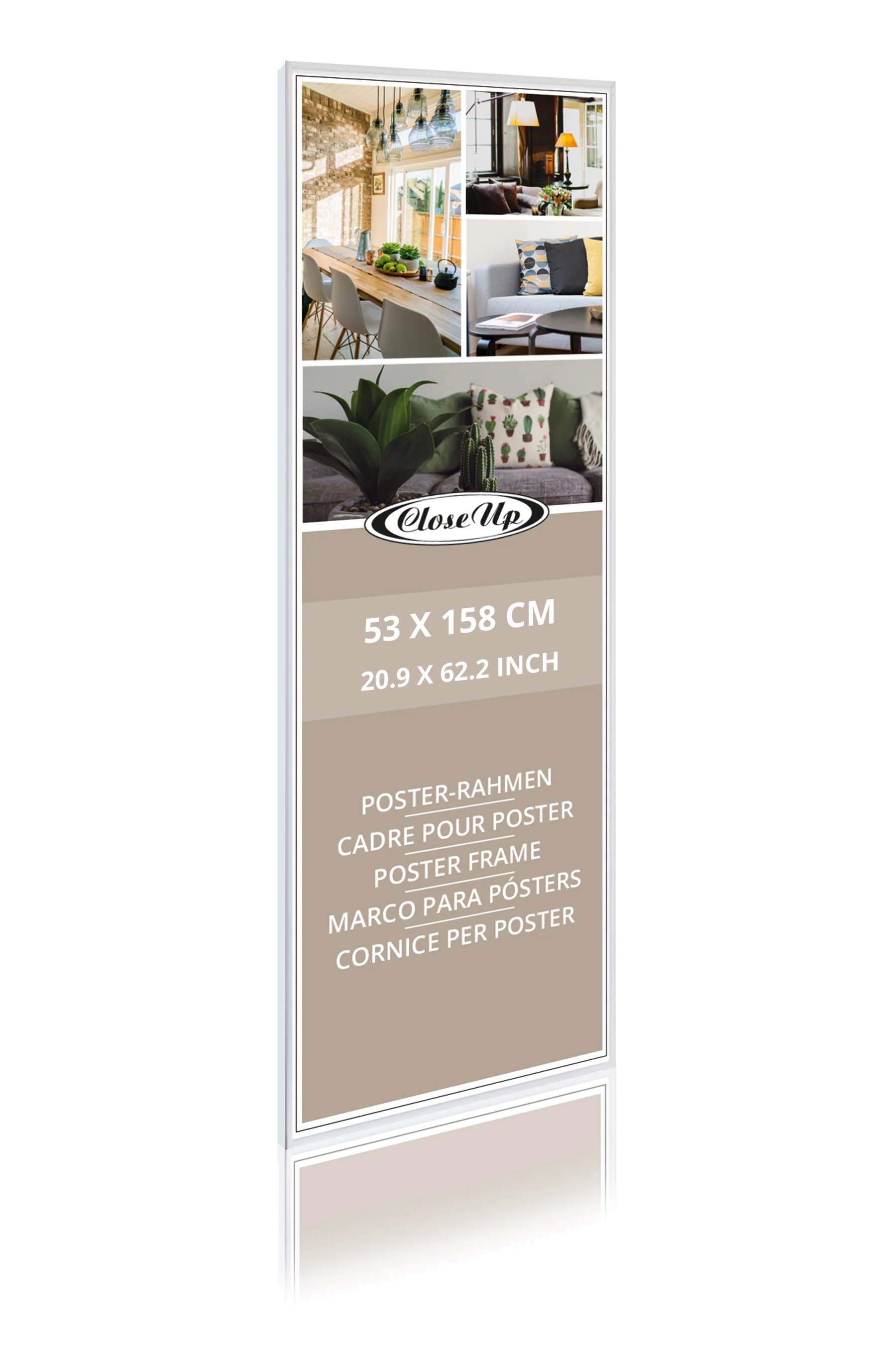 Posterrahmen 53 x 158 cm weiss - Image 7