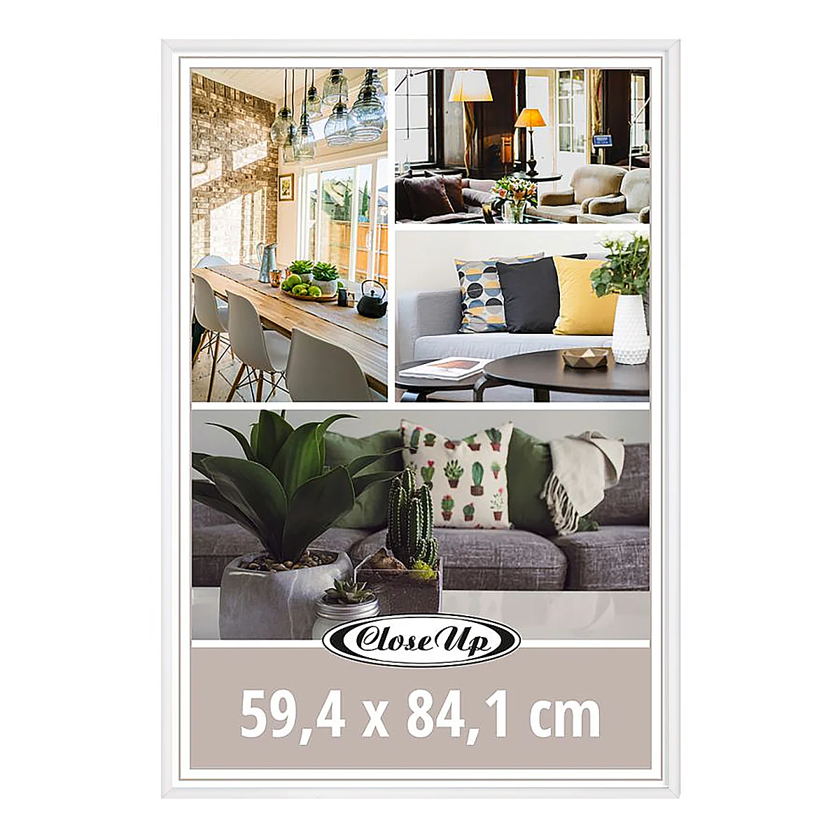 Posterrahmen 59,4 x 84,1 cm DIN A1 weiß