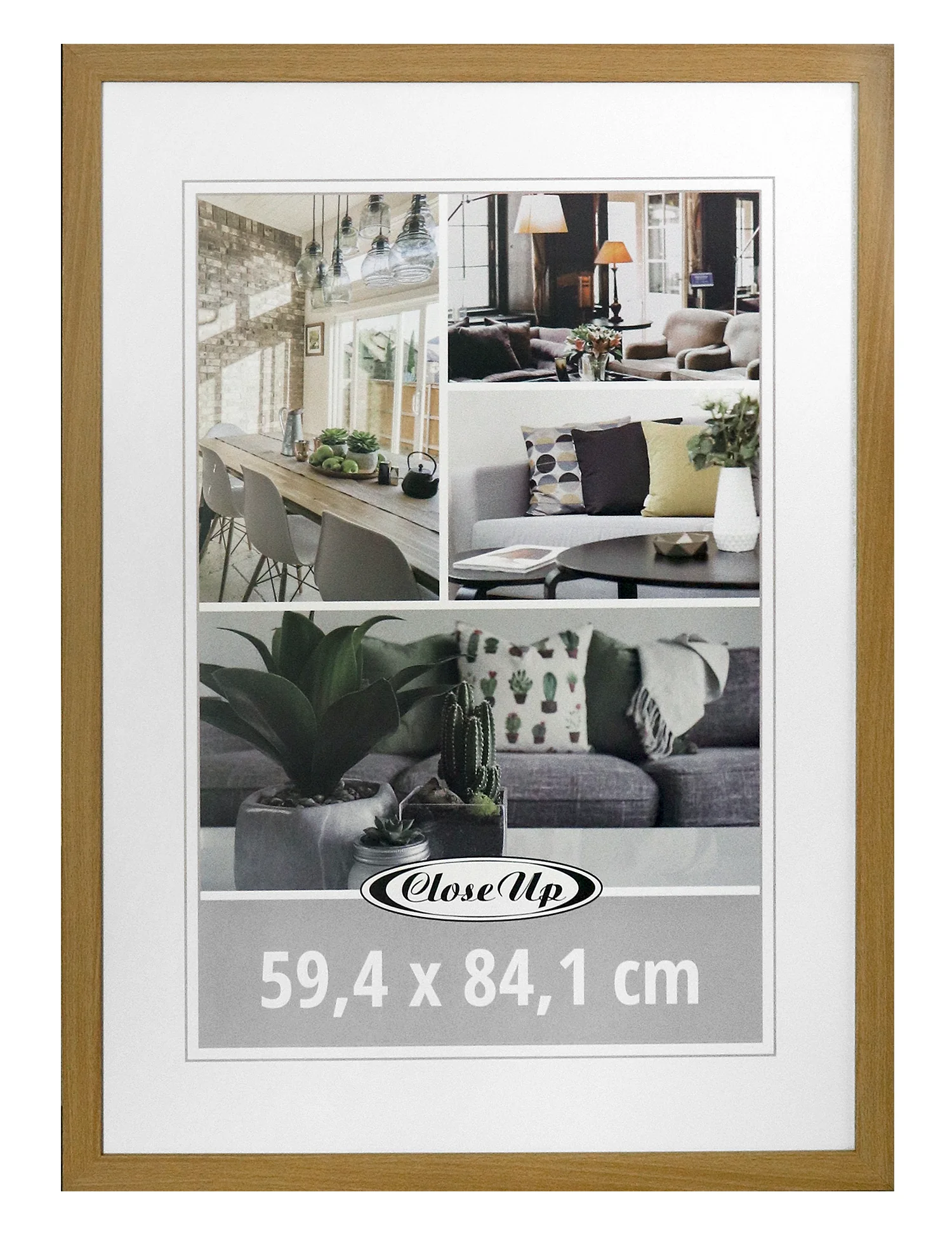 Posterrahmen 59,4 x 84 cm Din A1, Holzdekor Buche hell - Image 2