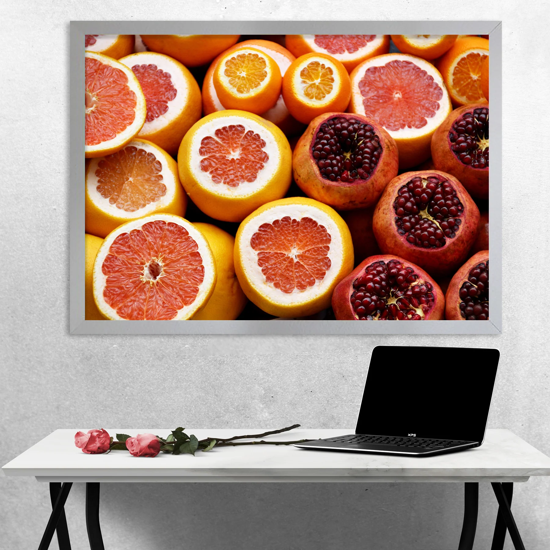 Posterrahmen 59,4 x 84 cm Din A1, Holzdekor silber - Image 3