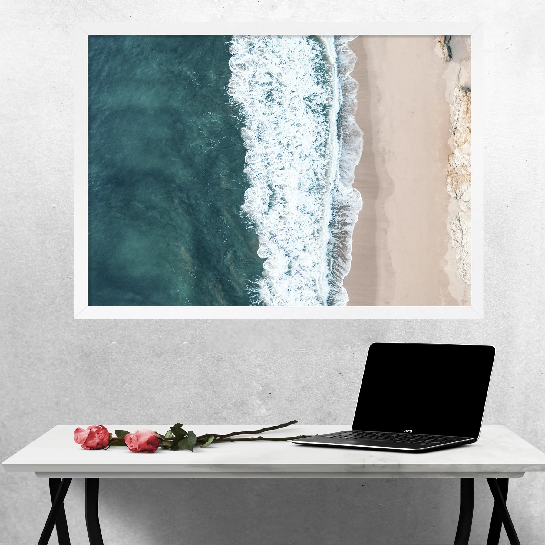 Posterrahmen 59,4 x 84 cm Din A1, Holzdekor weiß - Image 3