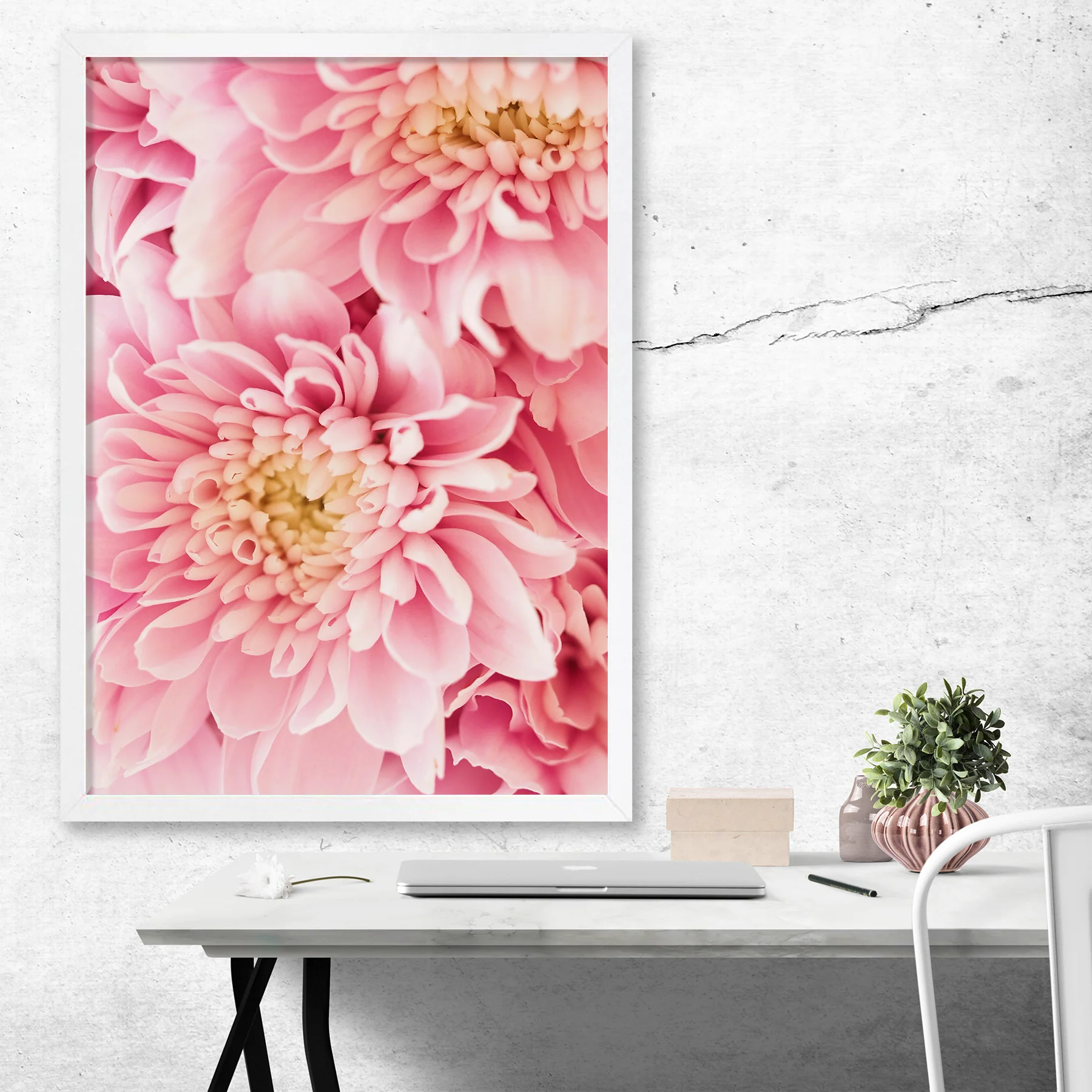 Posterrahmen 59,4 x 84 cm Din A1, Holzdekor weiß - Image 8