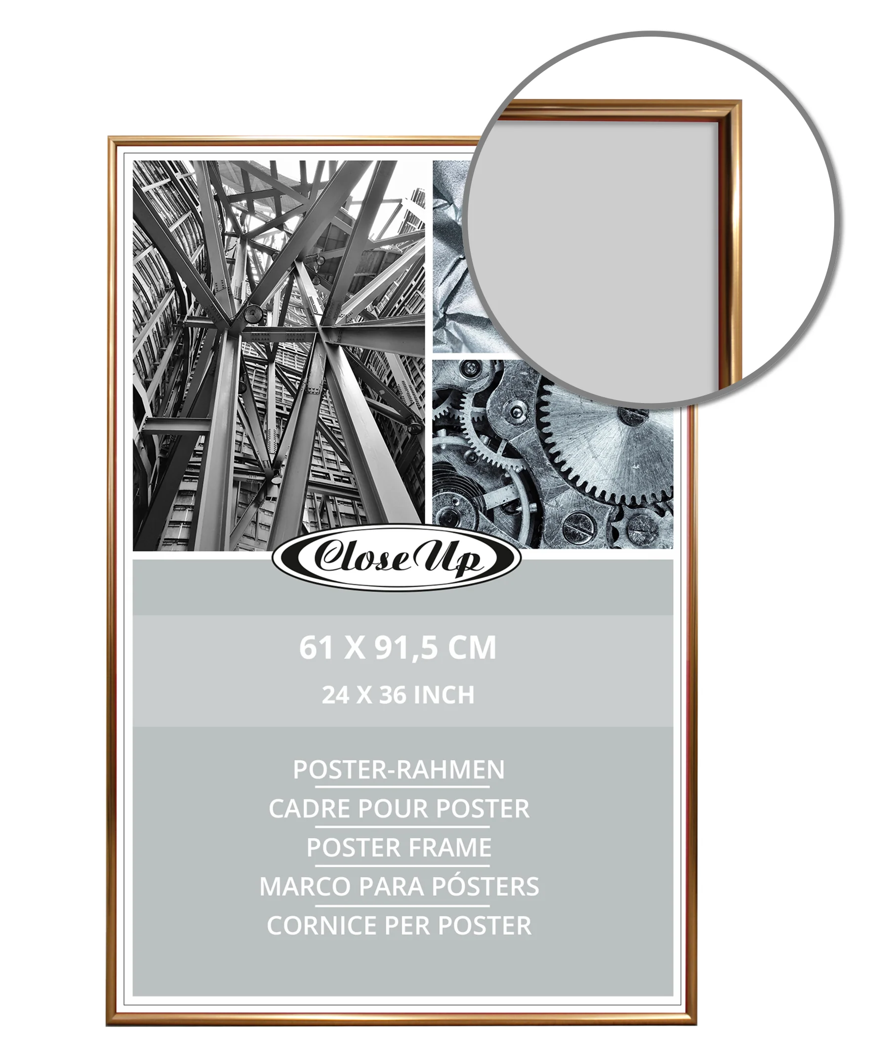 Posterrahmen 61 x 91,5 cm Kupfer - Image 2