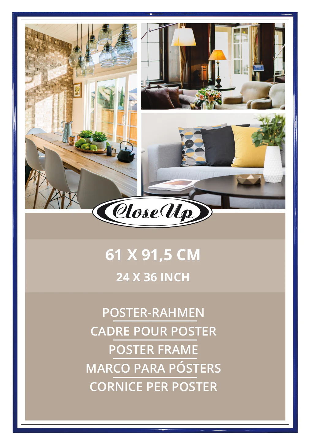 Posterrahmen 61 x 91,5cm Blau - Image 10