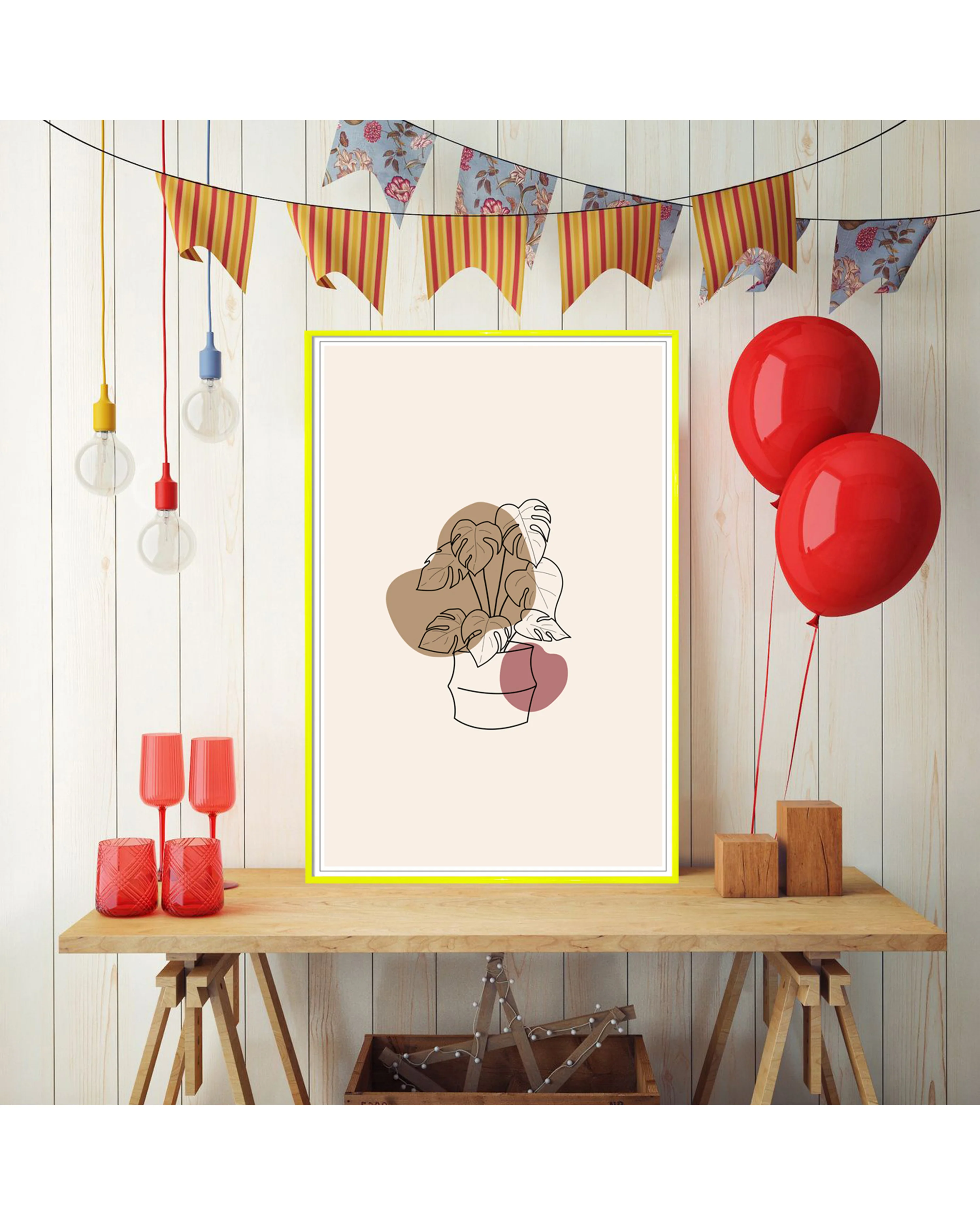 Posterrahmen 61 x 91,5cm Gelb - Image 3
