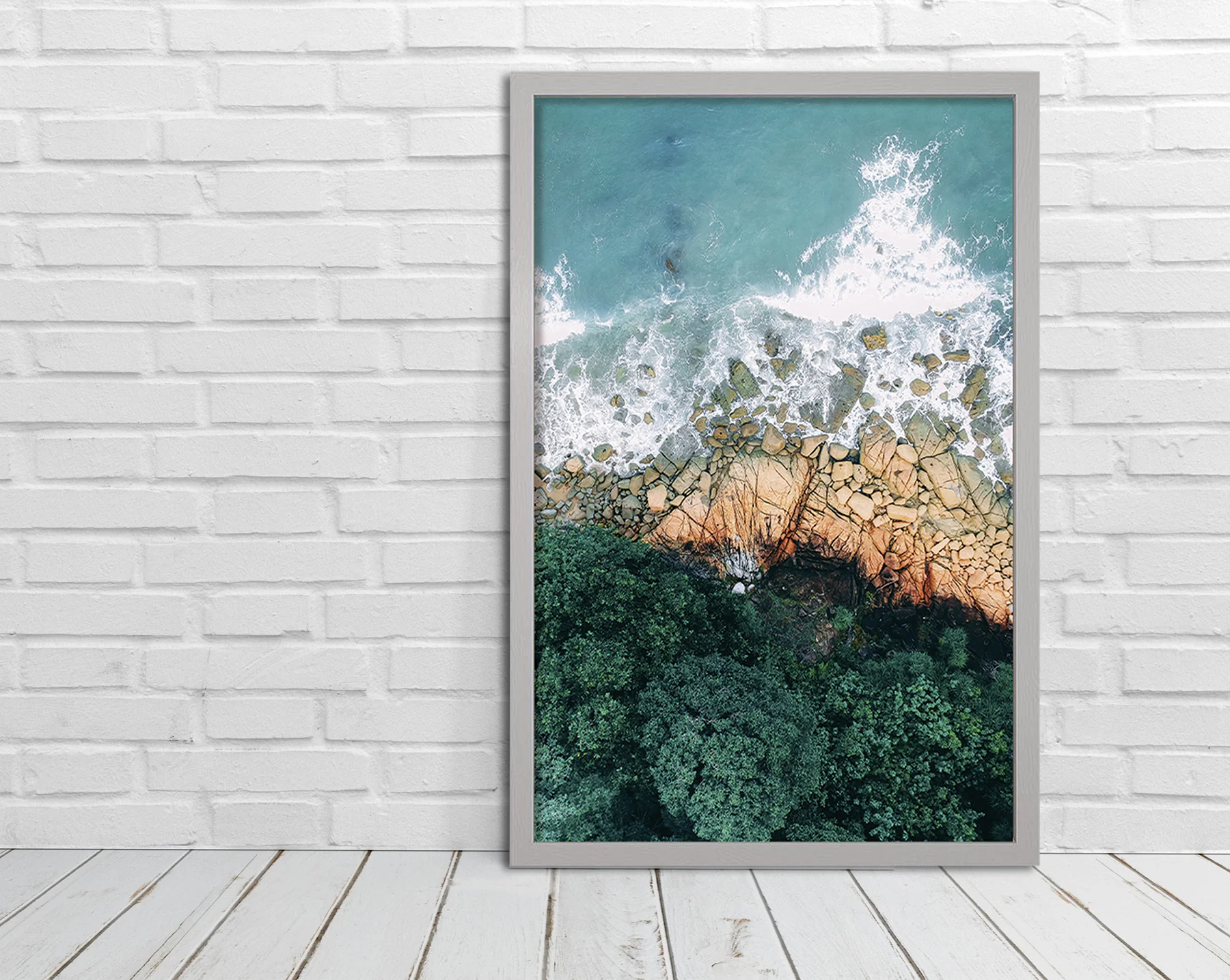 Posterrahmen 61 x 91,5cm Holzdekor silber - Image 8
