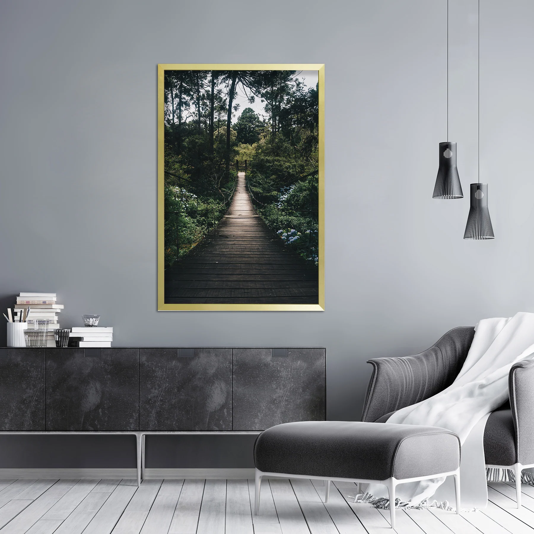 Posterrahmen 80 x 120 cm gold - Image 5