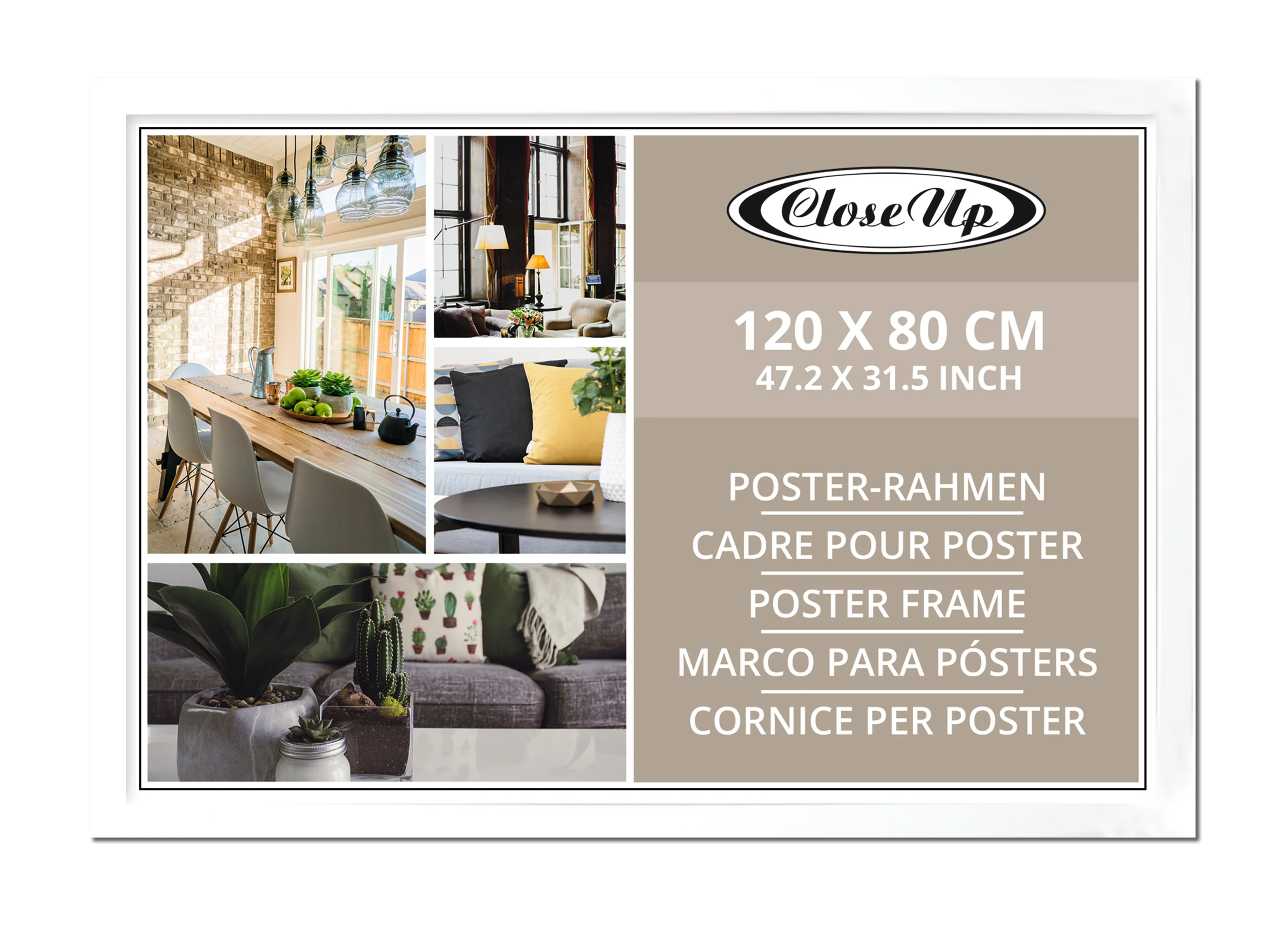Posterrahmen 80 x 120 cm weiß - Image 10