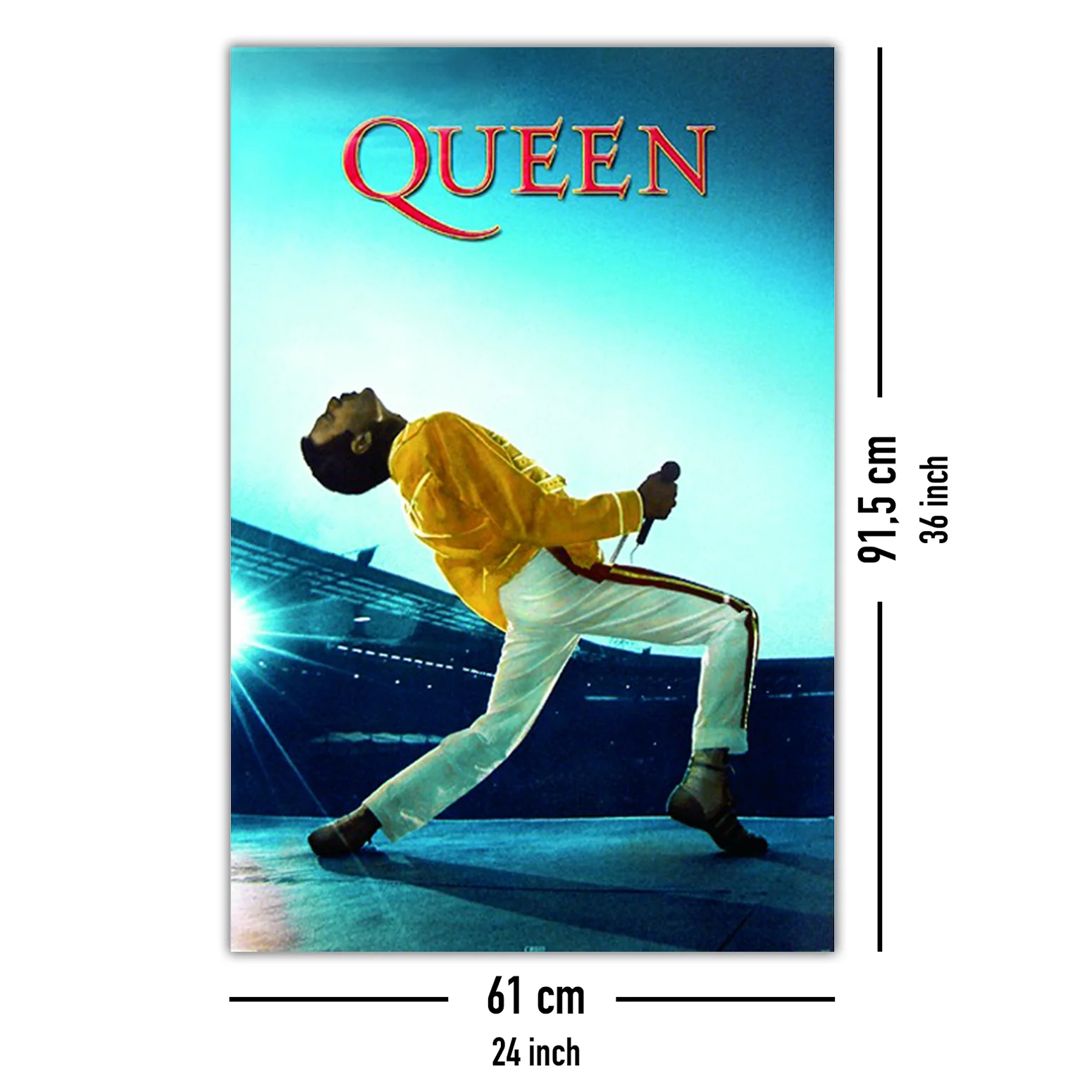 Queen live at Wembley Poster - Image 5