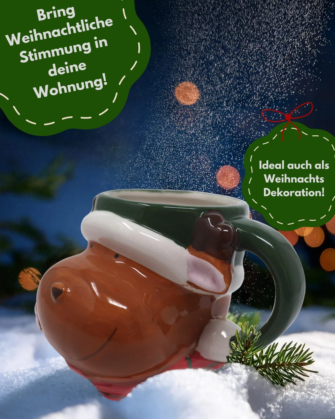 Rentier Tasse 3D - Image 4