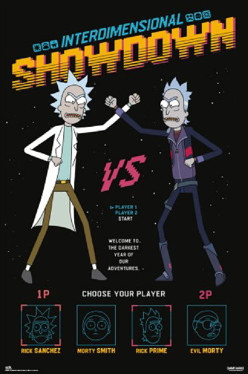 Rick and Morty Poster Interdimensional Showdown - Image 2