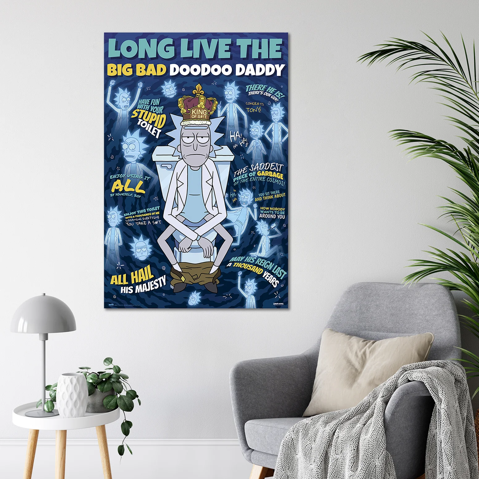 Rick and Morty Poster Long Live The Big Bad Doodoo Daddy - Image 8