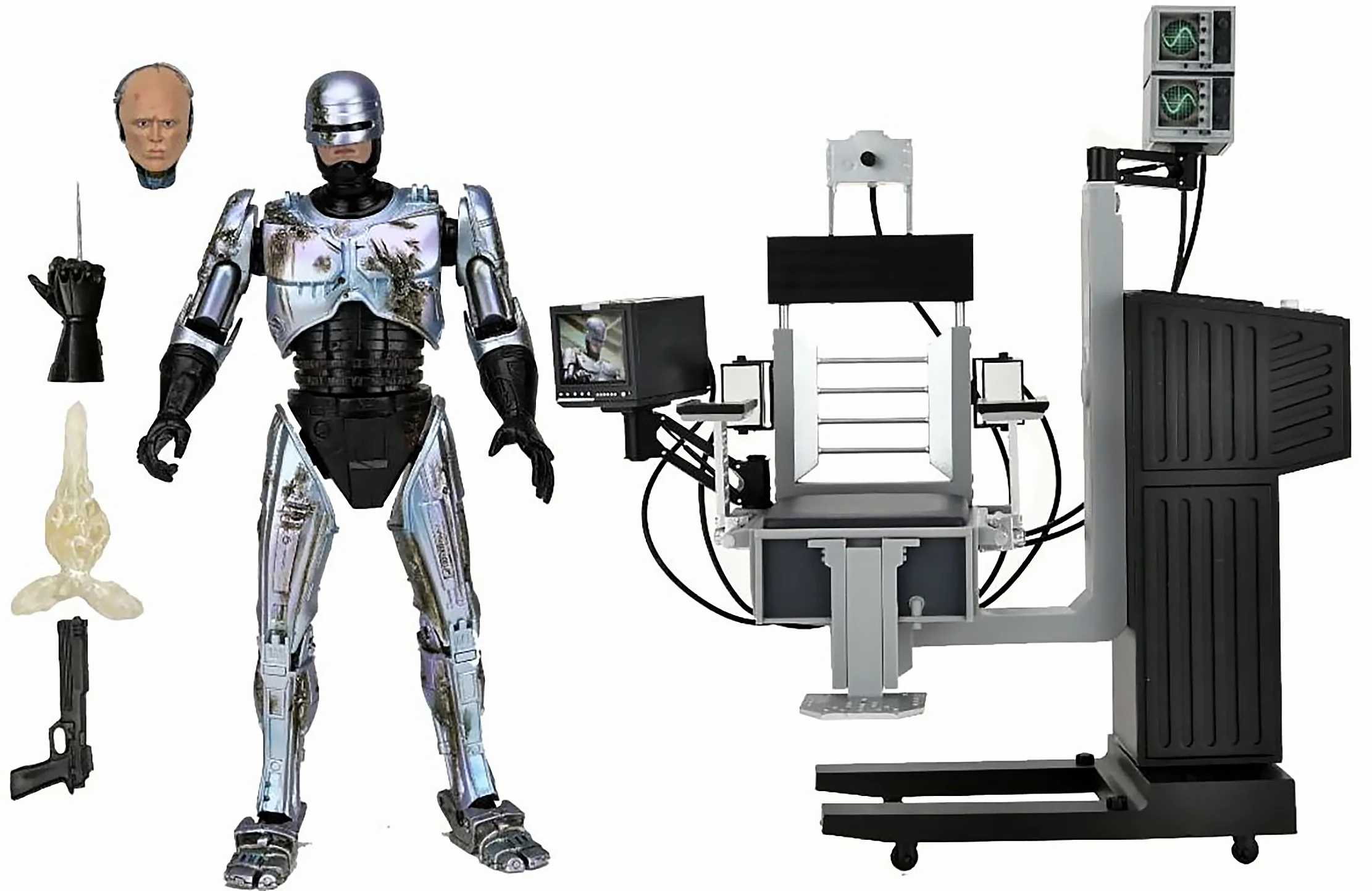 Robocop Actionfigur 7' Scale Ultimate Battle Damaged 1987