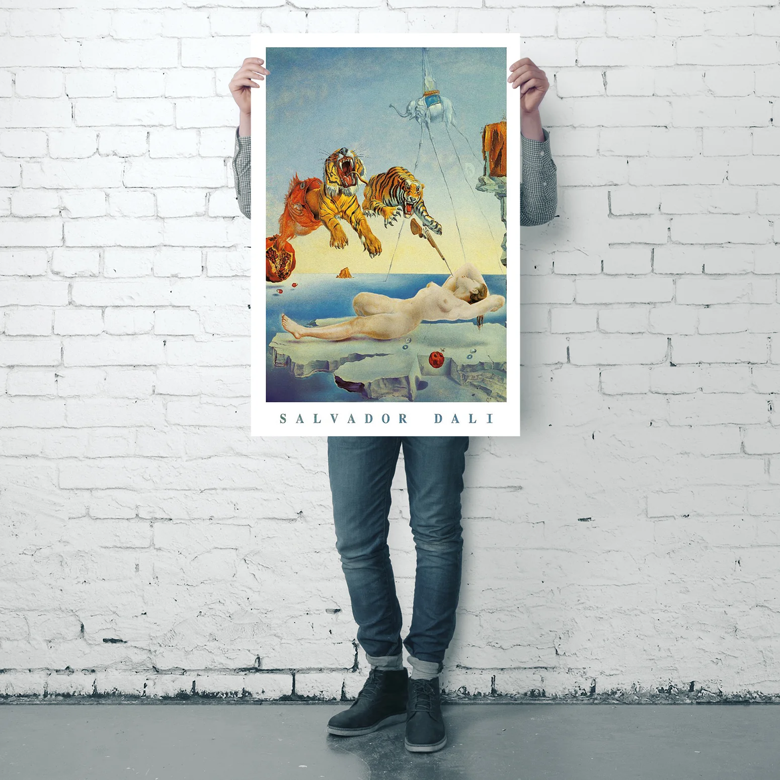 Salvador Dali Poster Dream Caused By A Bee Flight.. - Image 4
