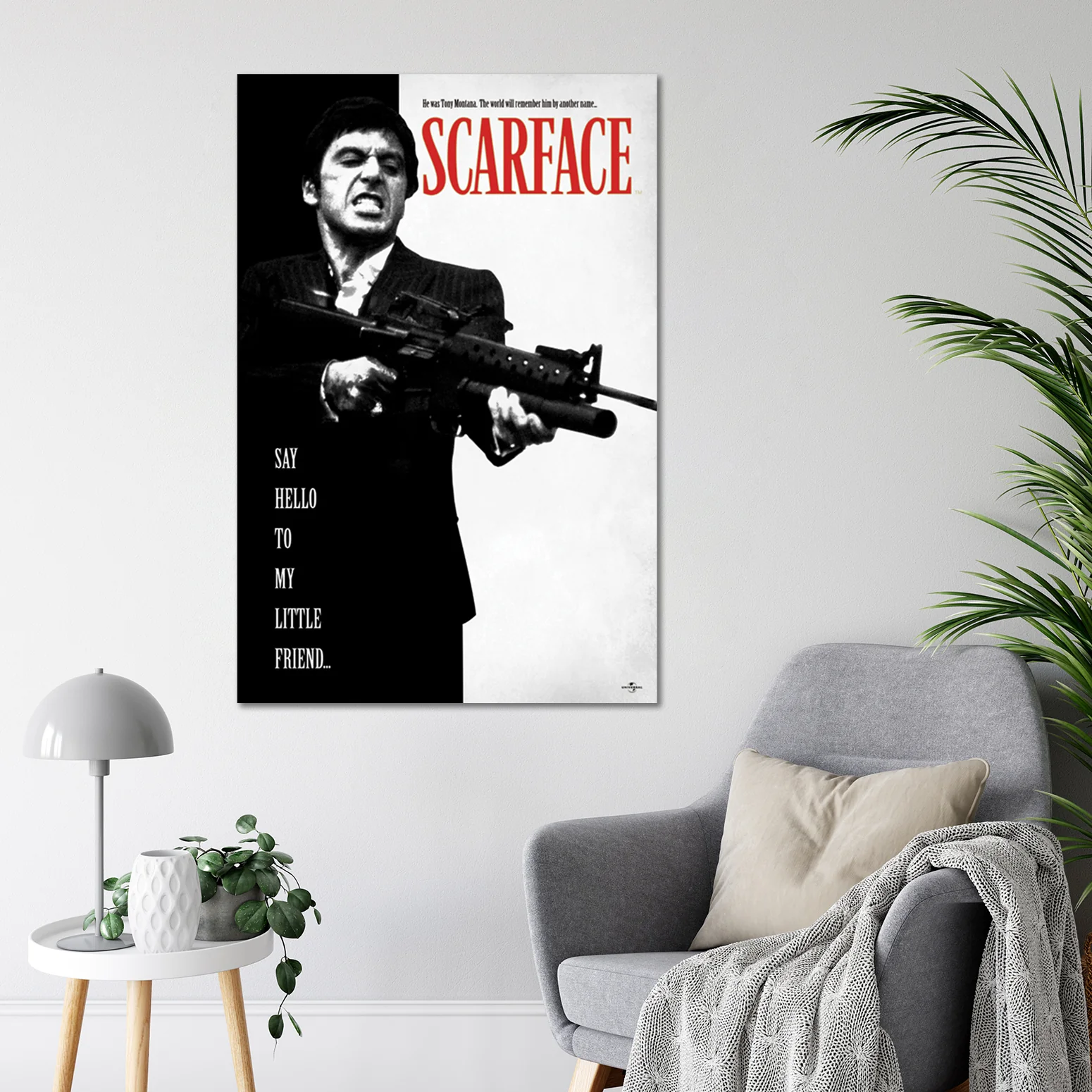 Scarface Poster Al Pacino Say Hello To My Little Friend - Image 3