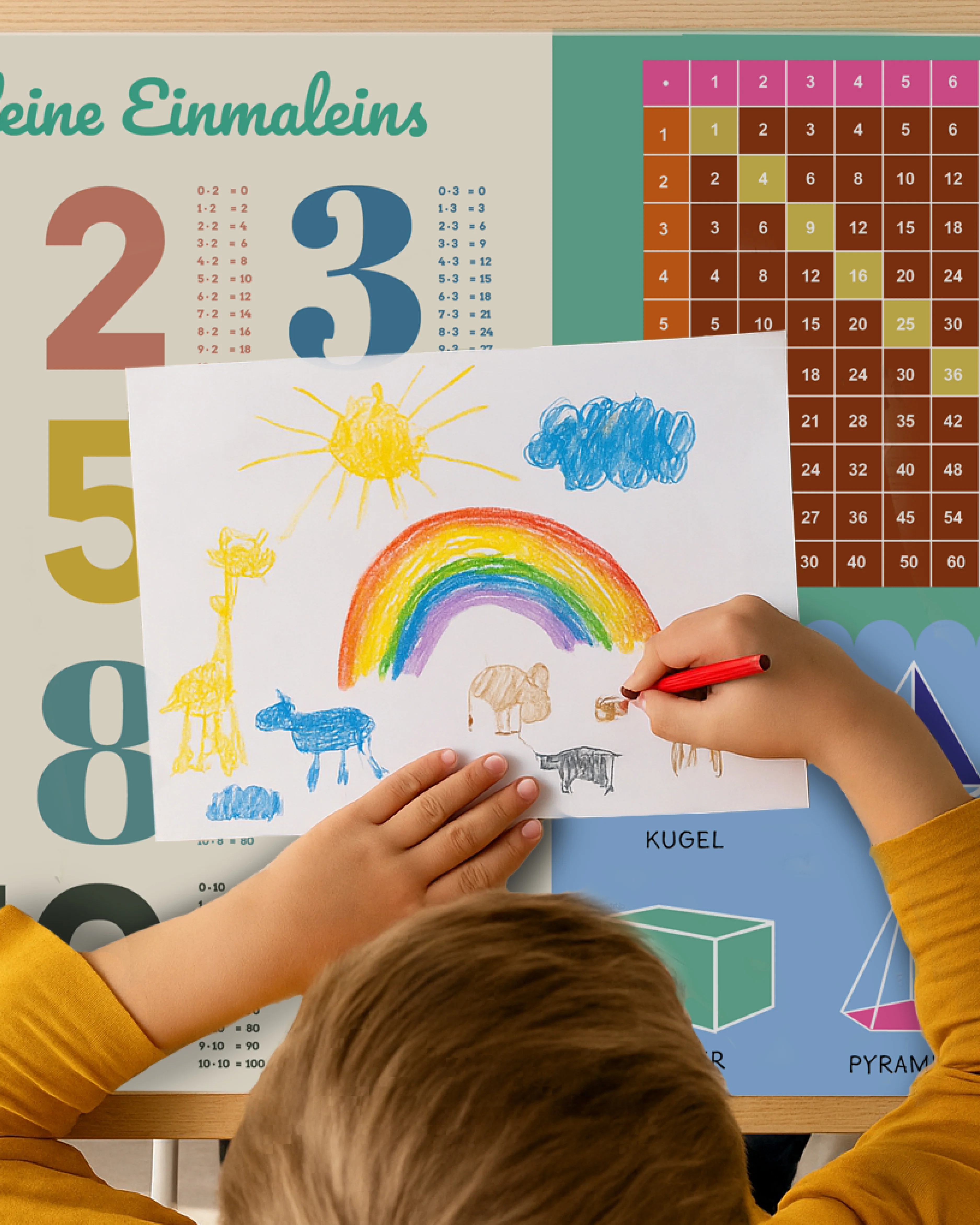 Schreibtischunterlage Das kleine 1x1 für Kinder - Image 6