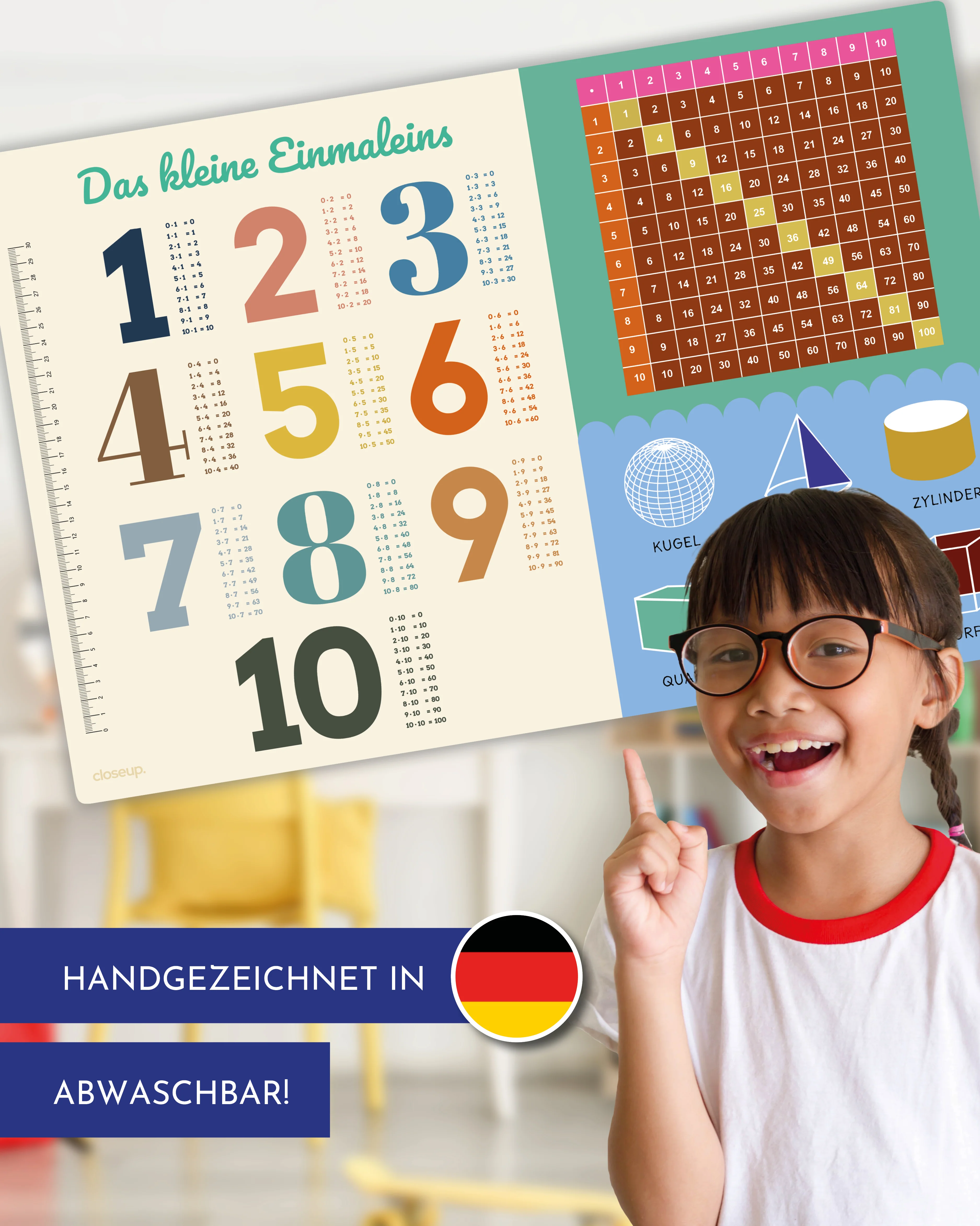 Schreibtischunterlage Das kleine 1x1 für Kinder - Image 9