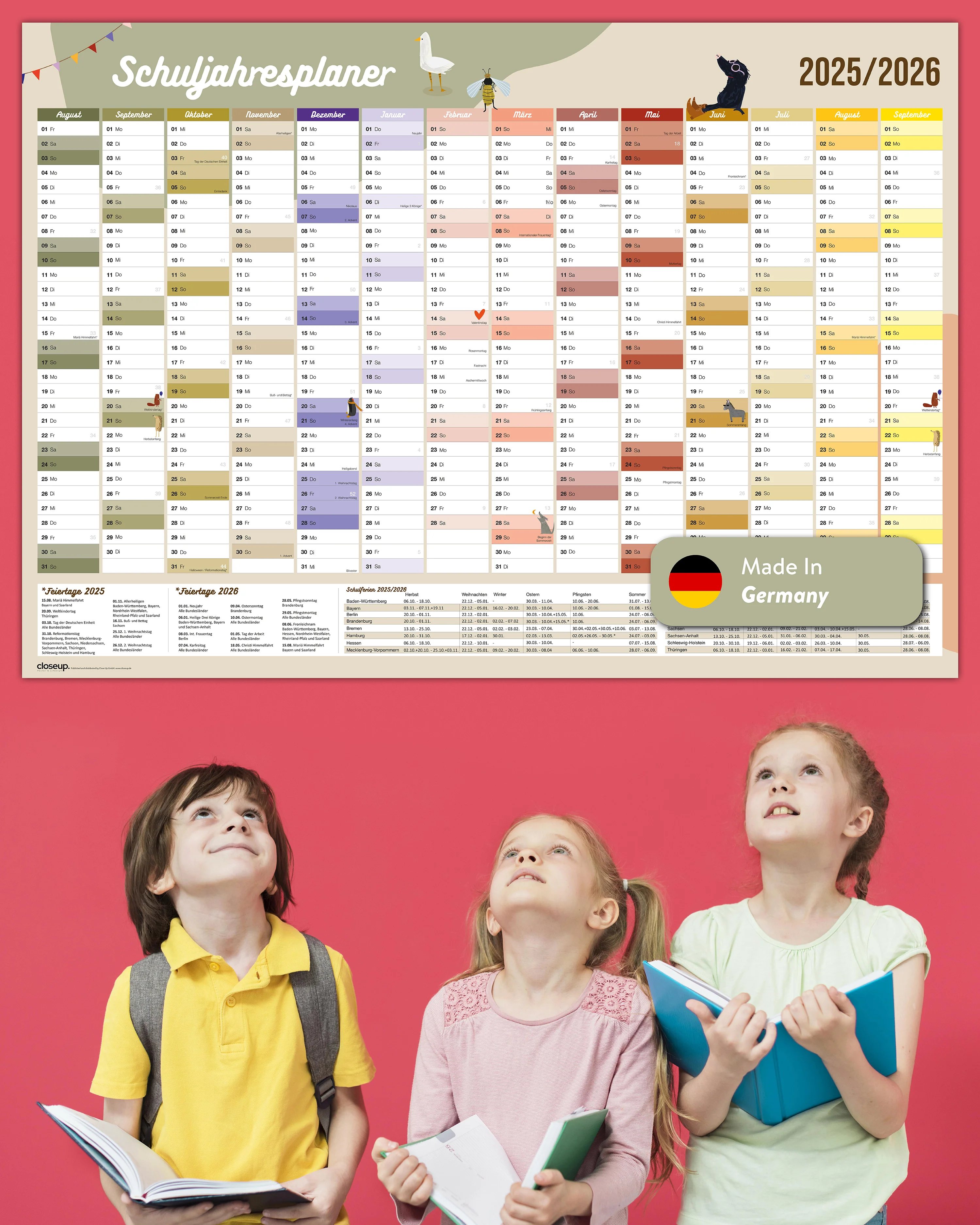 Schuljahresplaner Poster 2025/2026 - Image 3