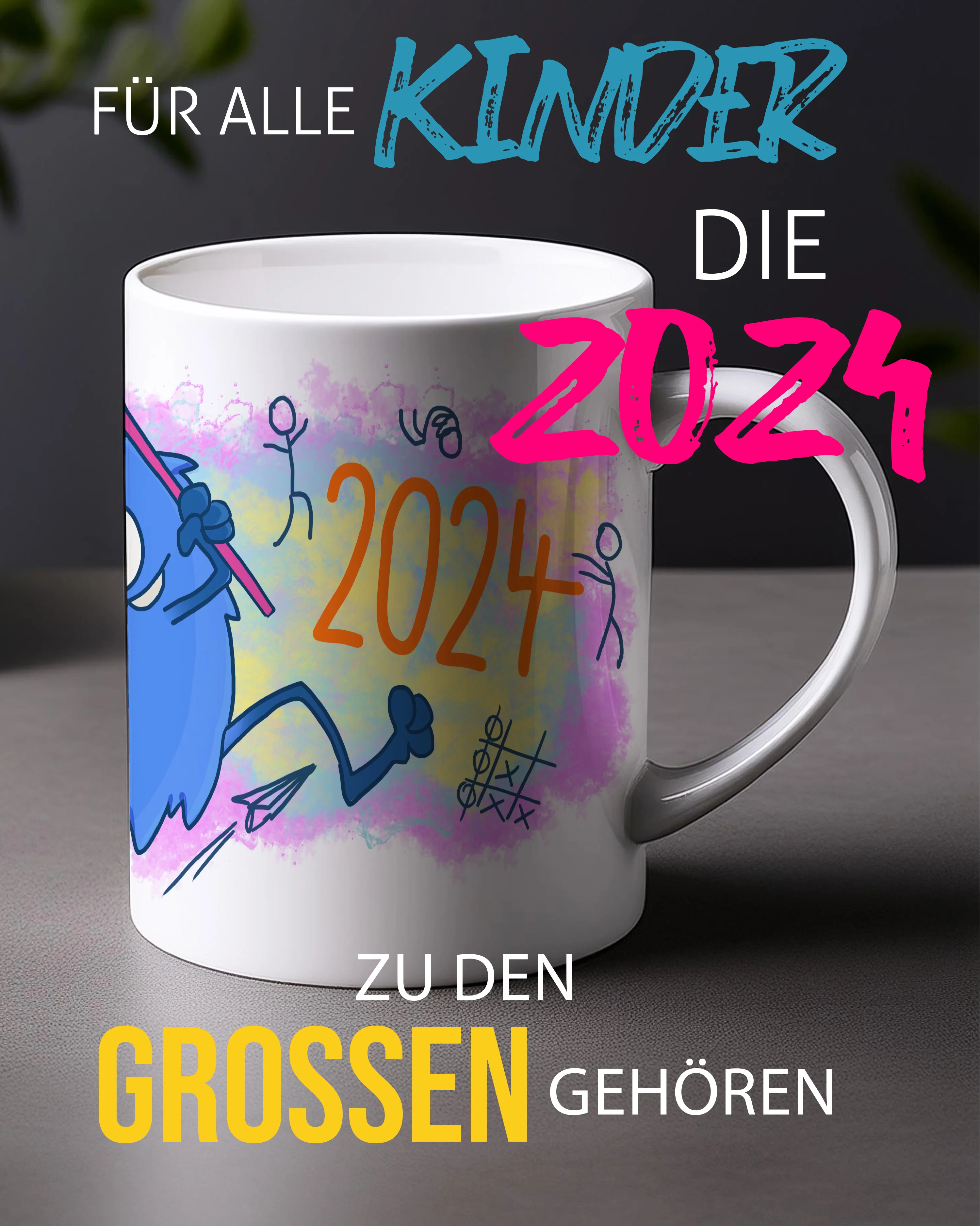 Schulkind 2024 Tasse - Für die Einschulung & Erstklässler - Image 3