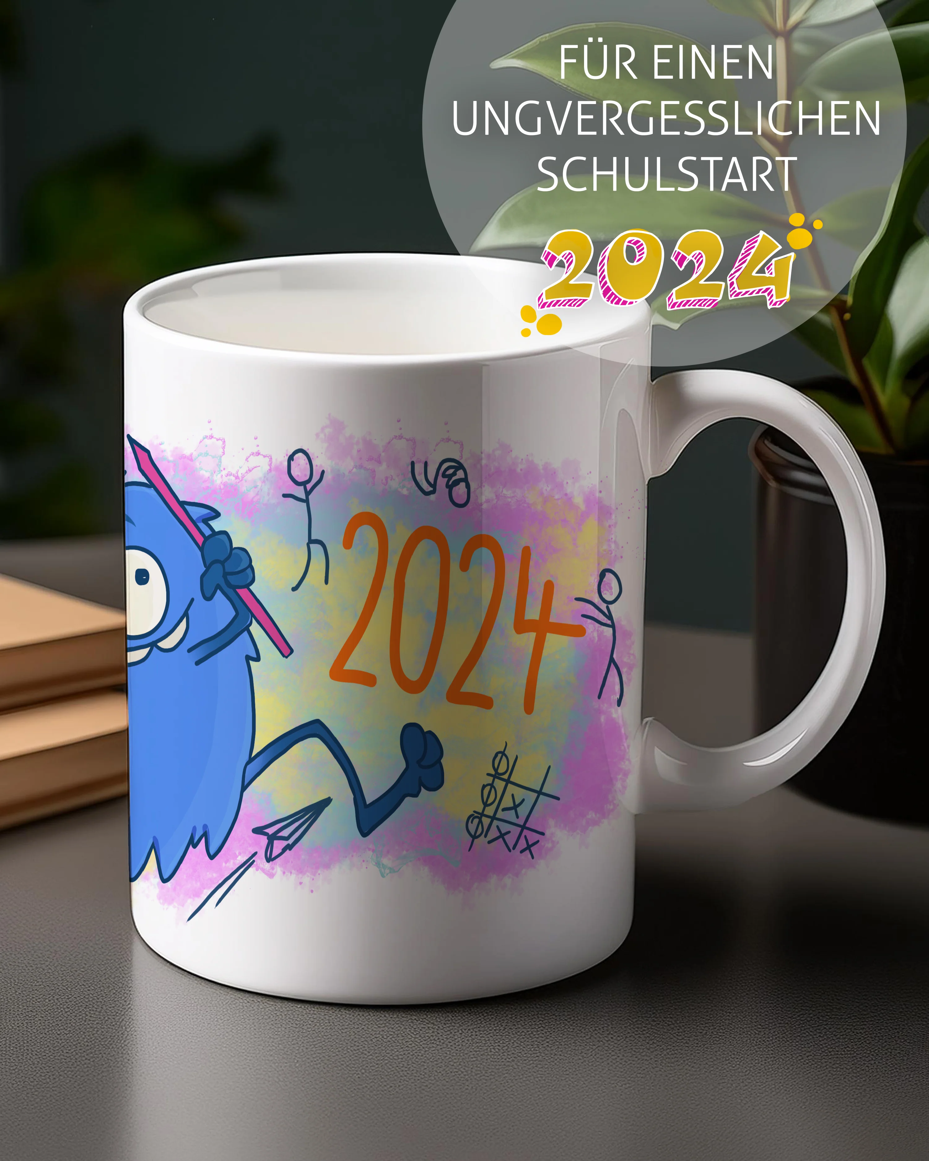 Schulkind 2024 Tasse - Für die Einschulung & Erstklässler - Image 4