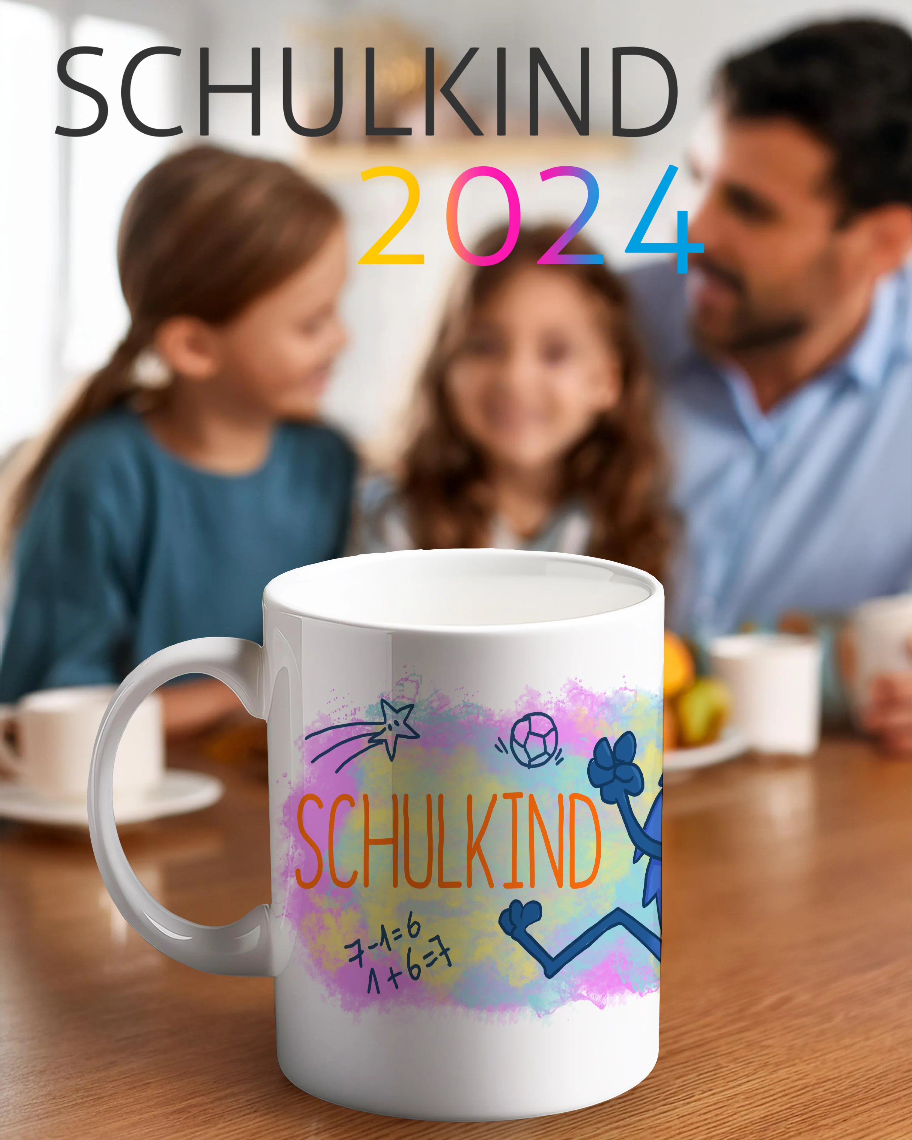 Schulkind 2024 Tasse - Für die Einschulung & Erstklässler - Image 5