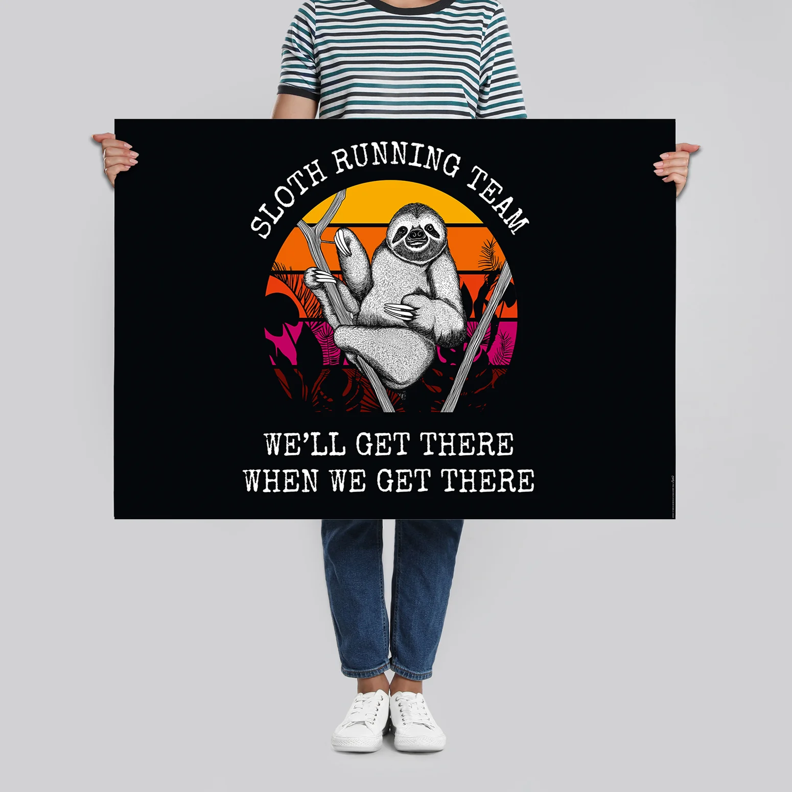 Sloth Running Team Poster Faultier, Madeleine - Image 4