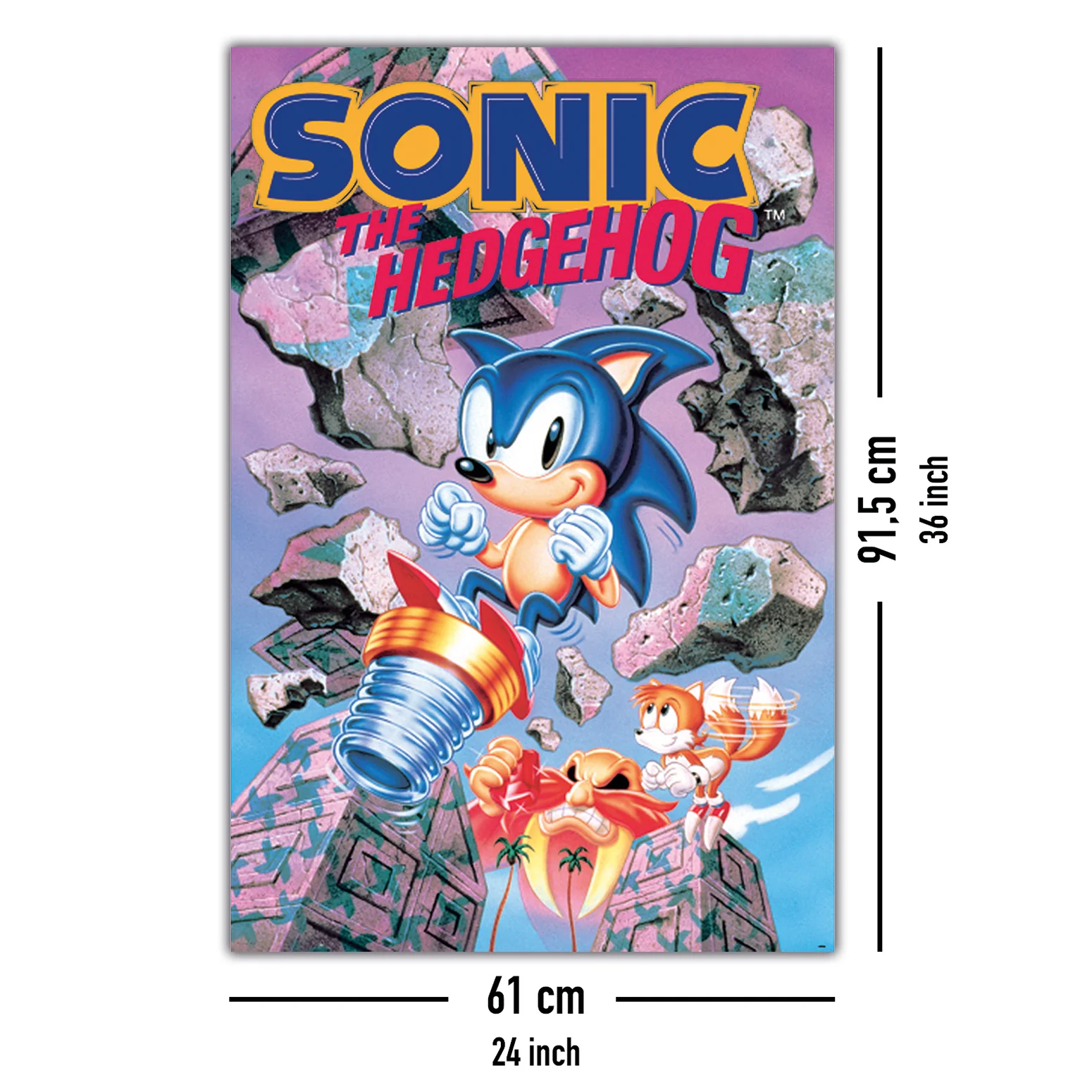 Sonic the Hedgehog Poster Break Through Rocks - Image 5