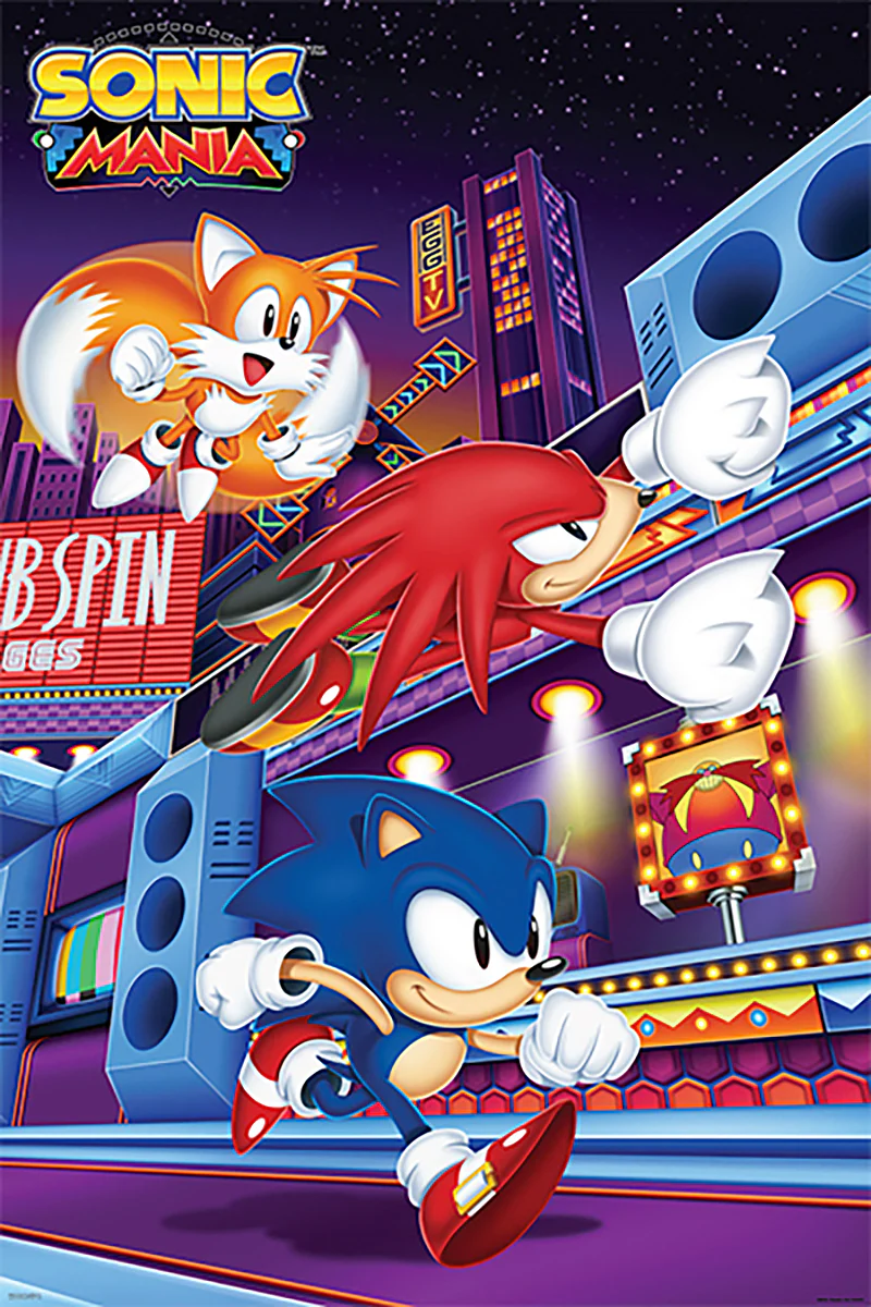 Sonic the Hedgehog Poster Sonic Mania