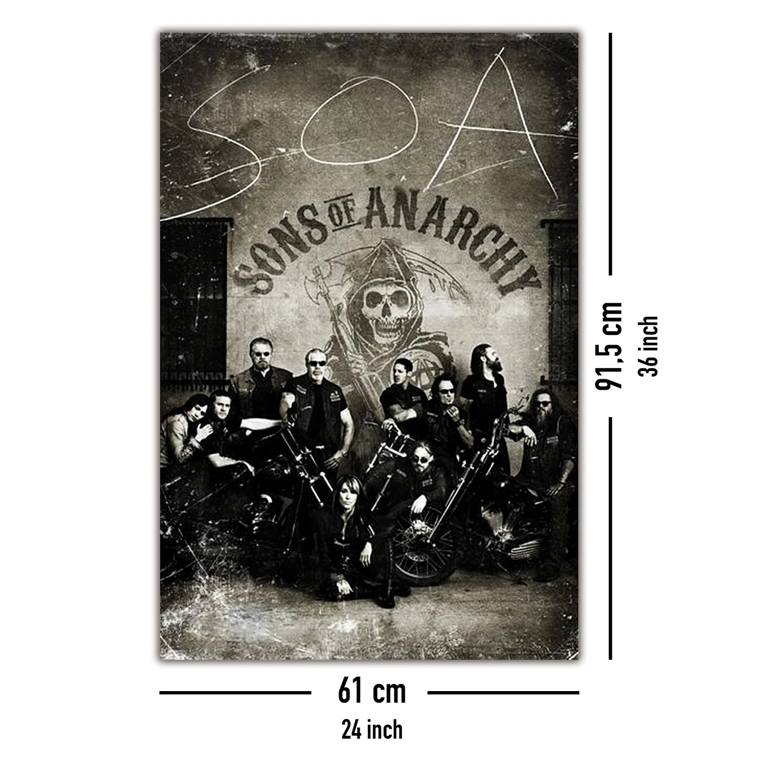 Sons of Anarchy Poster Vintage - Image 10