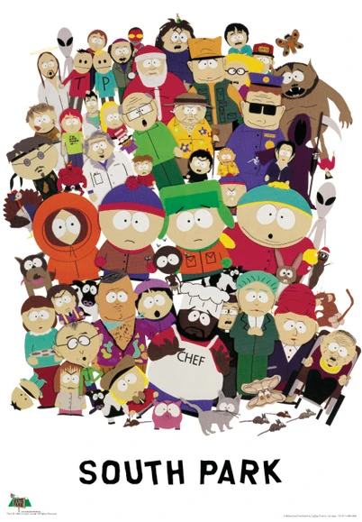 Postkarte South Park