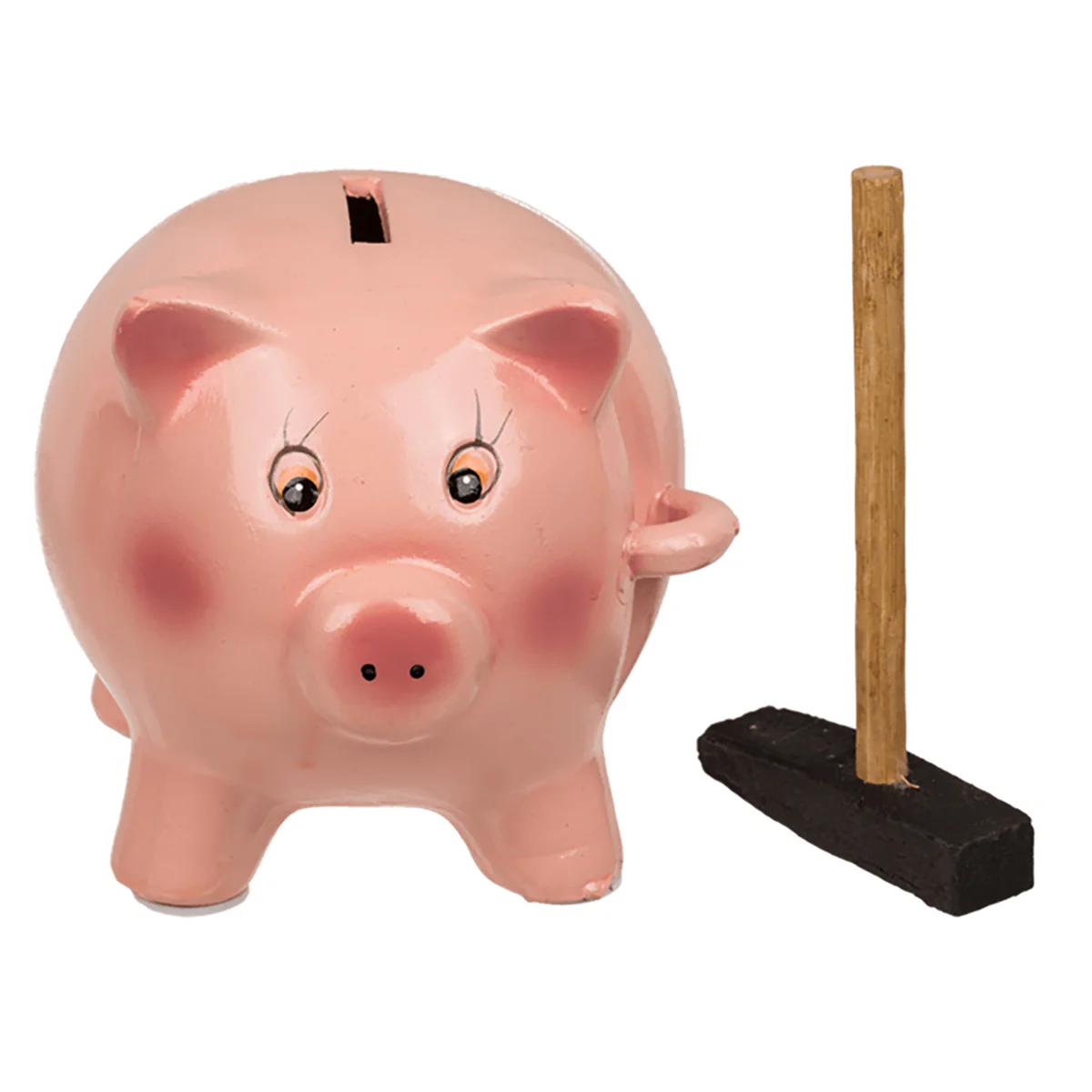 Spardose Schwein mit Hammer - Image 2