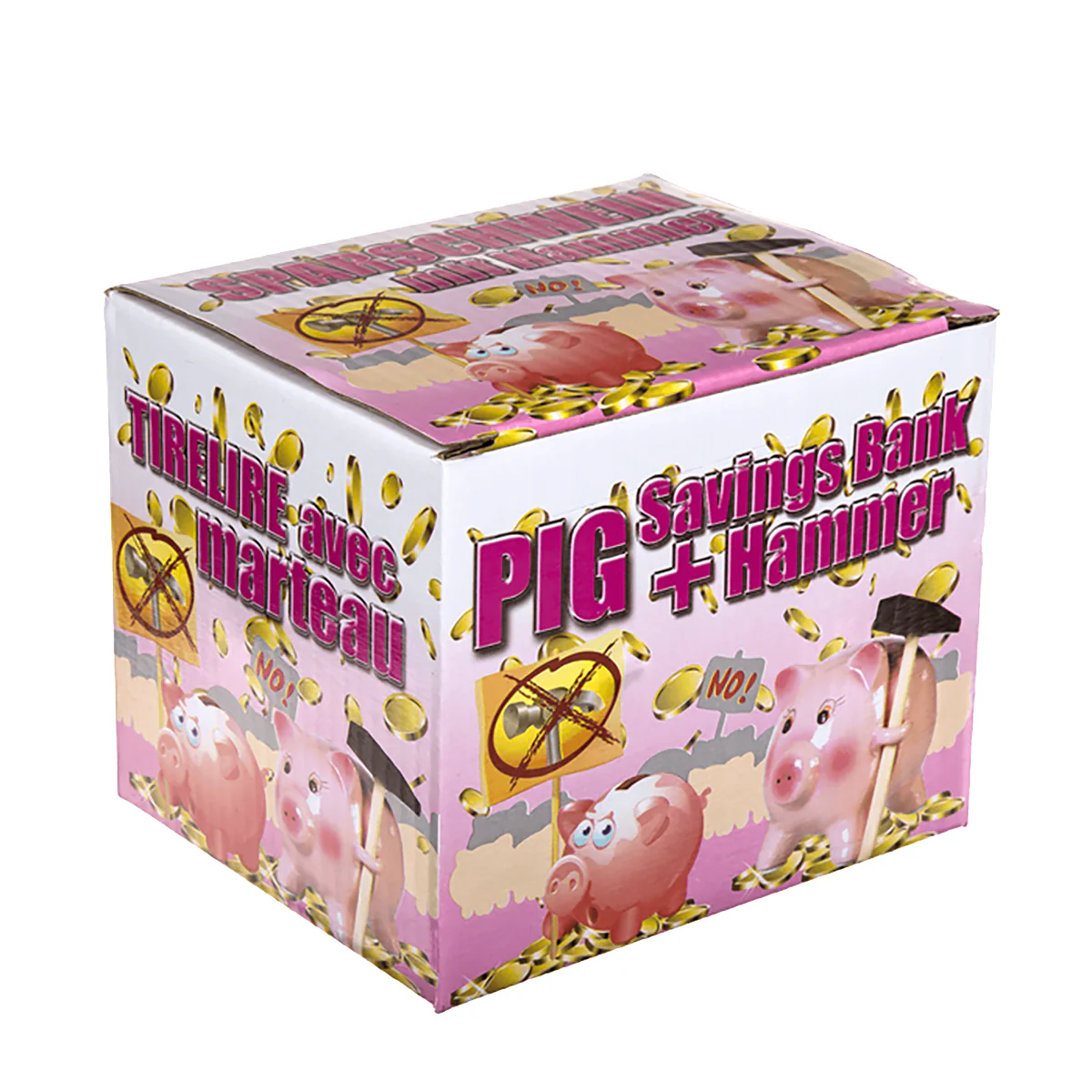 Spardose Schwein mit Hammer - Image 5