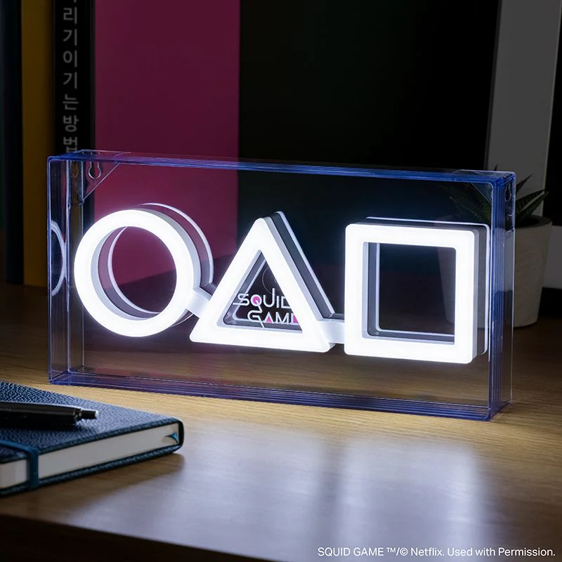 Squid Game LED Neon Licht Logo
