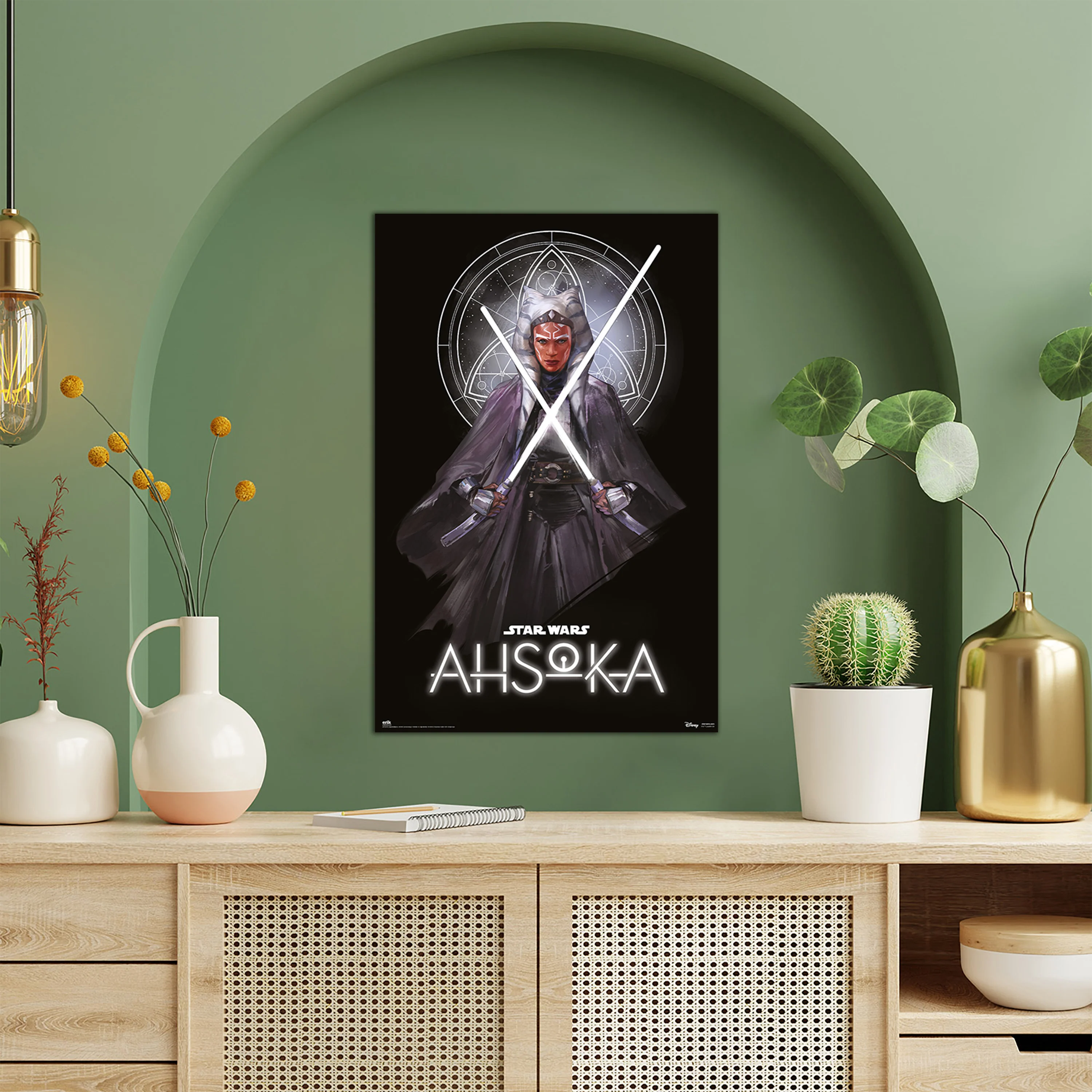 Star Wars Ahsoka Poster Ahsoka Tano mit Lichtschwerter - Image 3