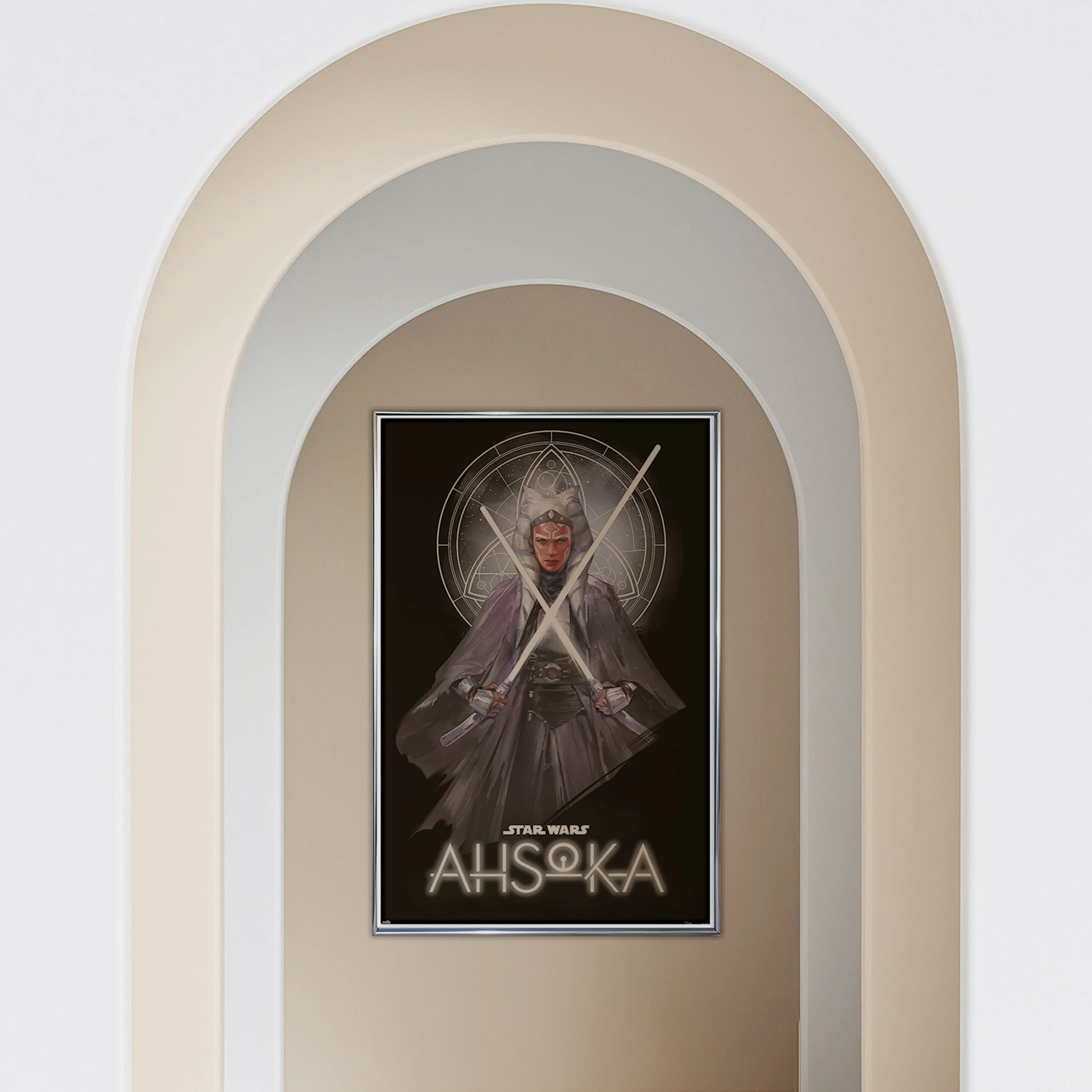 Star Wars Ahsoka Poster Ahsoka Tano mit Lichtschwerter - Image 5