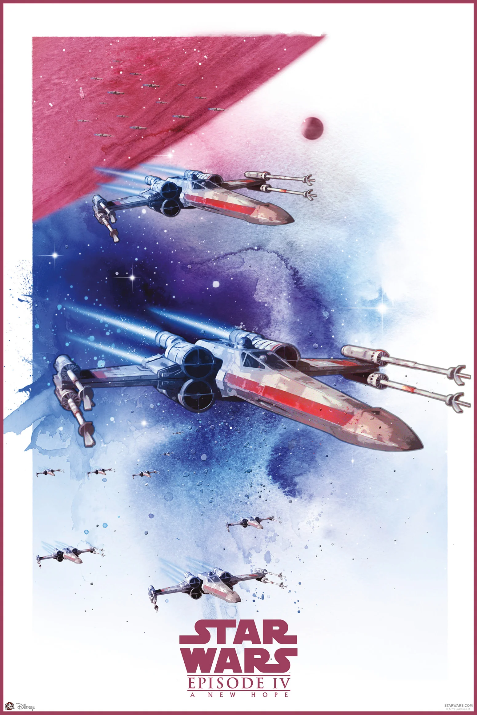 Star Wars Episode IV Poster X-Wing Sternjäger