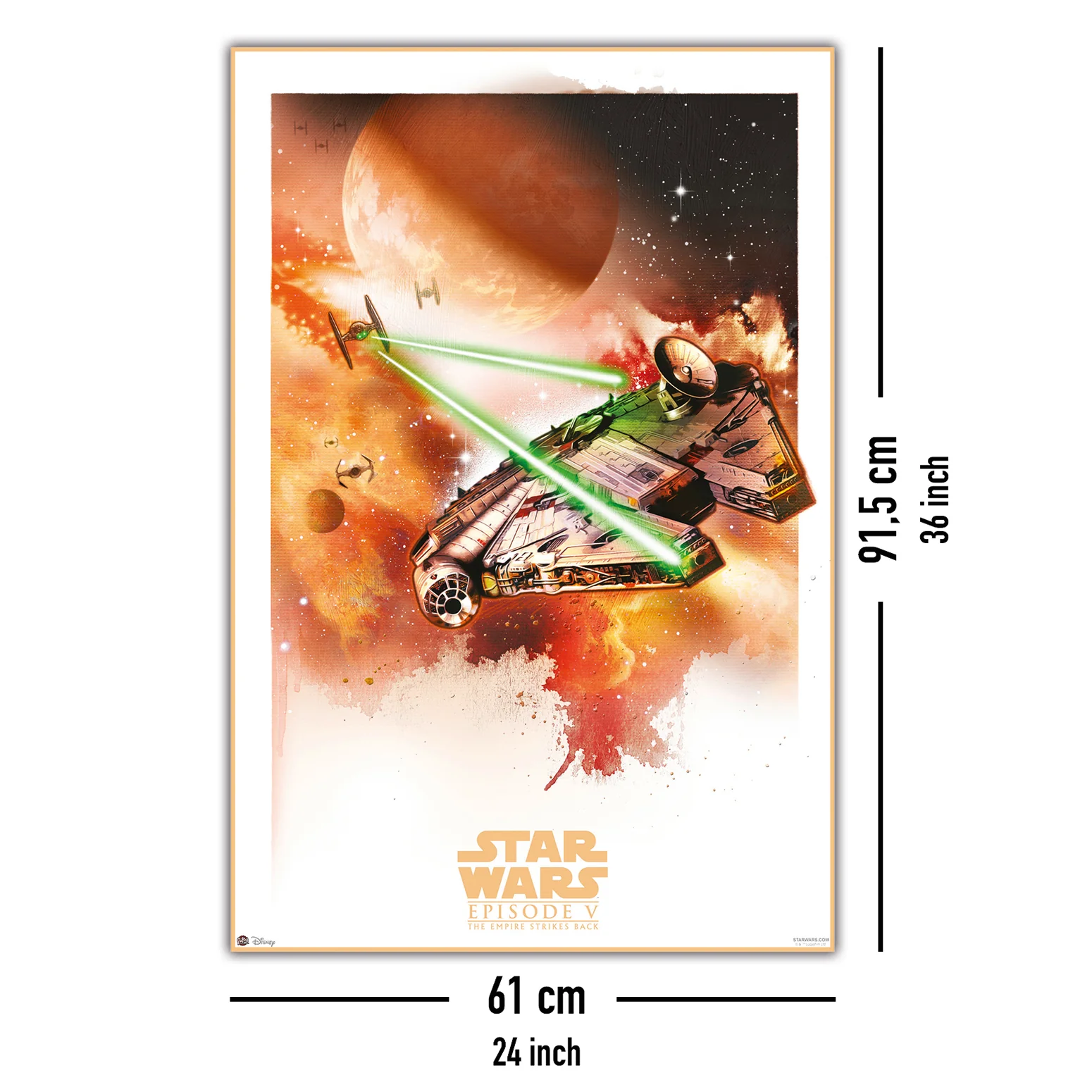 Star Wars Episode V Poster Millenium Falcon - Image 5