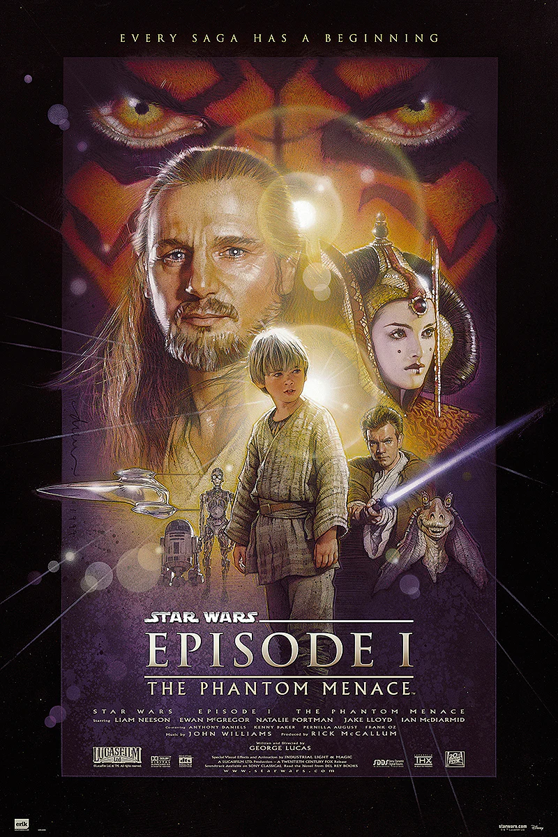Star Wars Poster 6er-Set Episode I, II, III, IV, V, VI - Image 2
