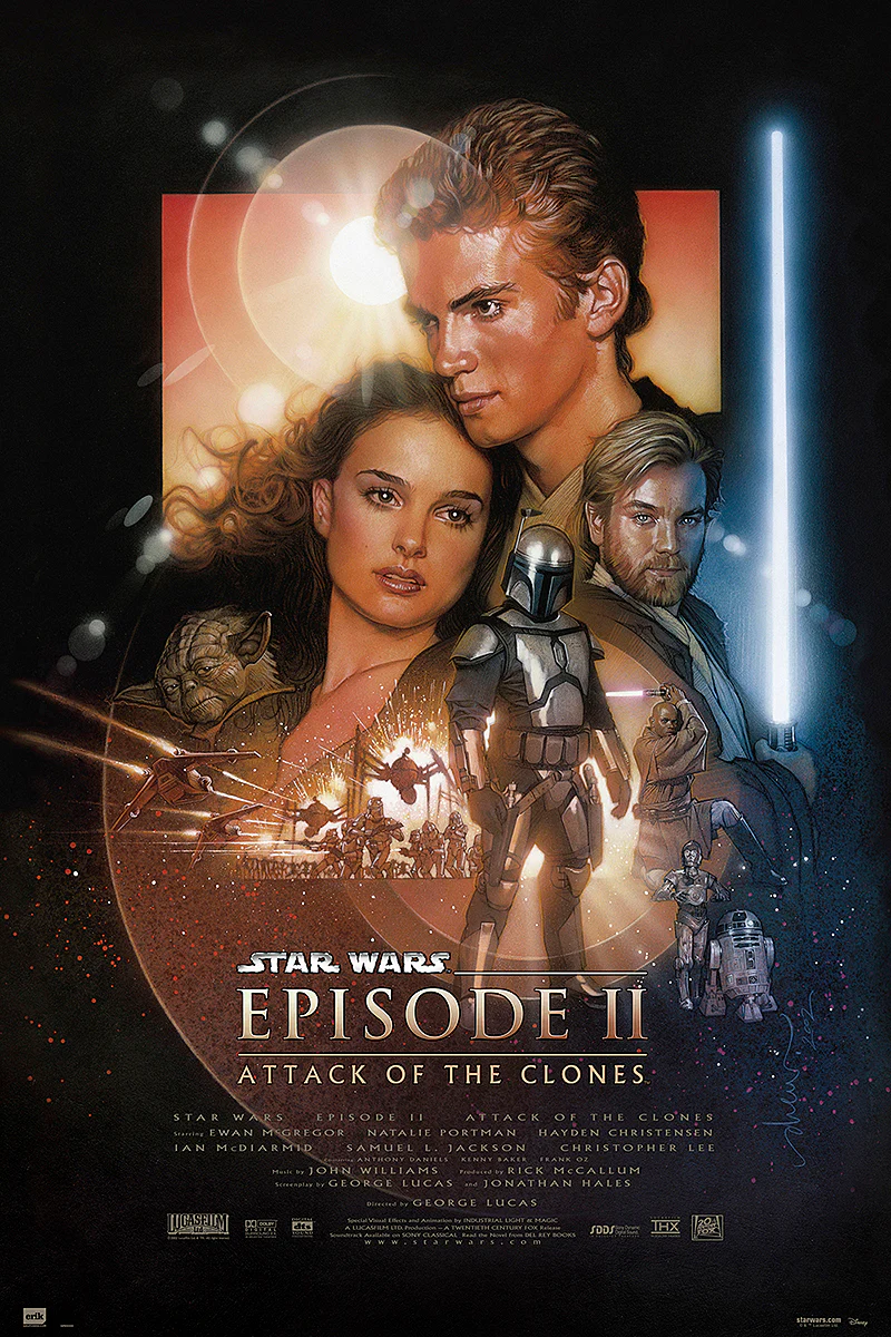 Star Wars Poster 6er-Set Episode I, II, III, IV, V, VI - Image 3
