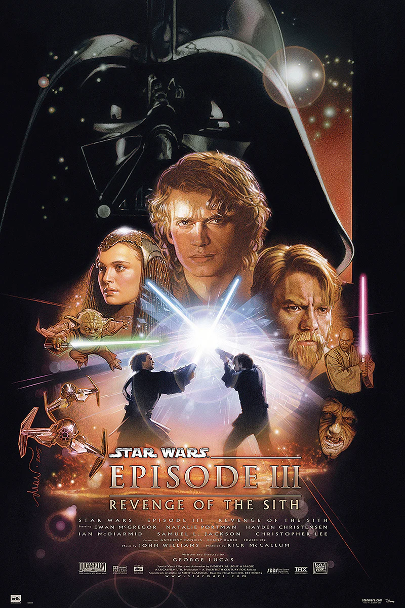 Star Wars Poster 6er-Set Episode I, II, III, IV, V, VI - Image 4
